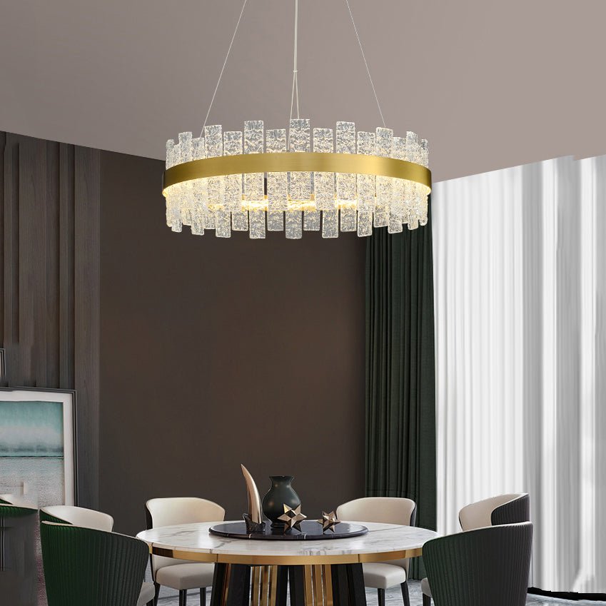 Patricia Modern Crystal Chandelier - 39"DBlushlighting