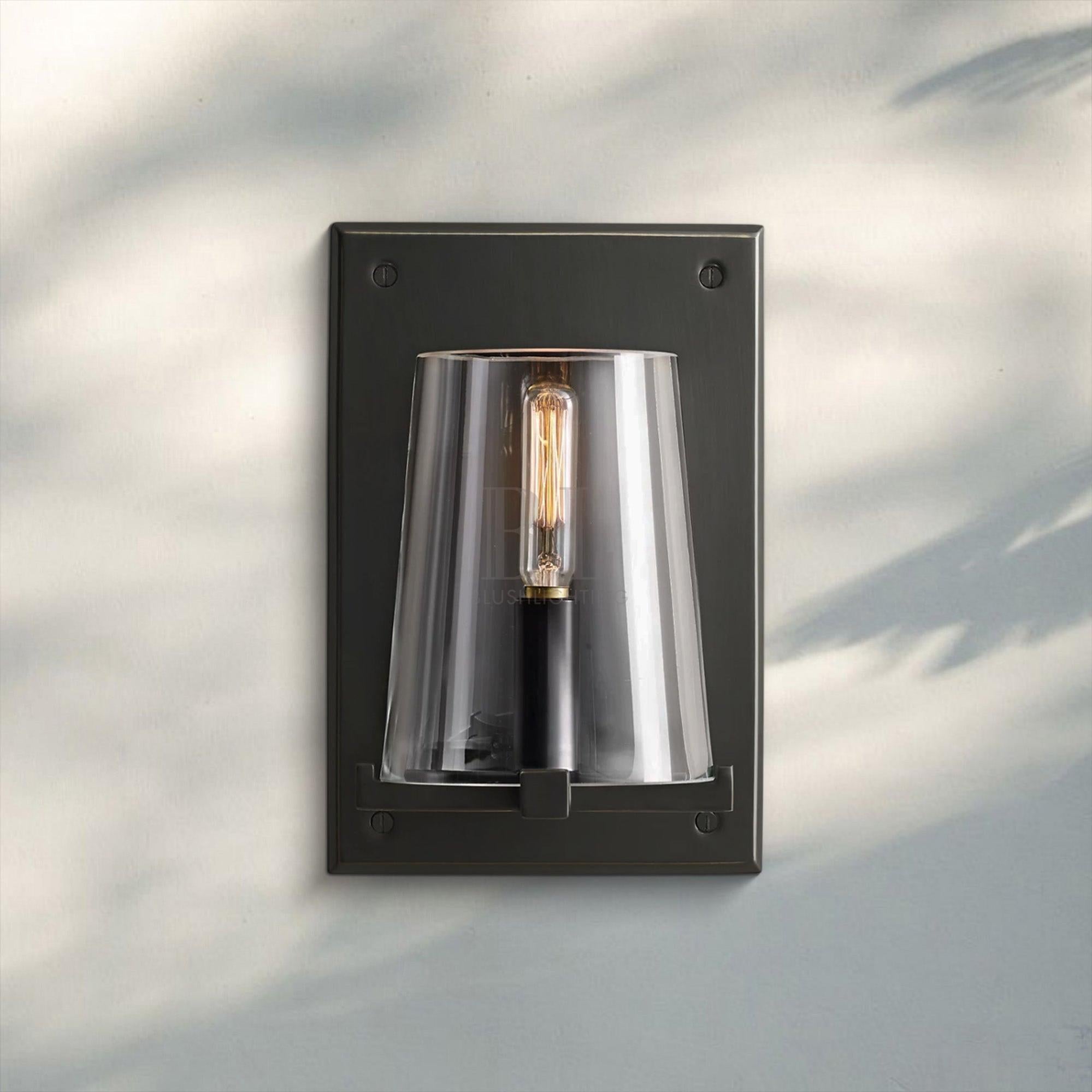 Pauilla Sconce-Matte Black-