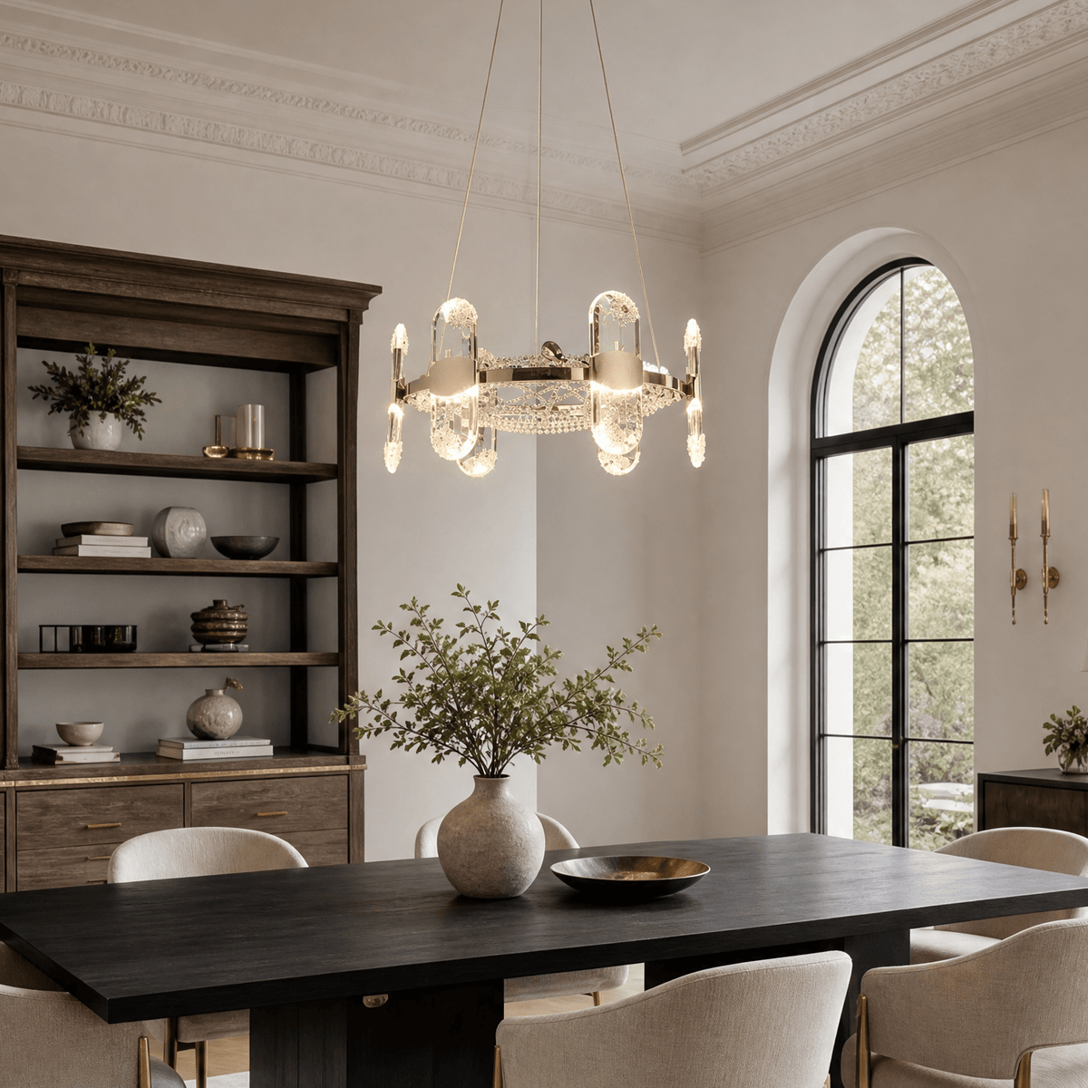 Pearl Net Modern Sculptural Pendant Light - Blushlighting