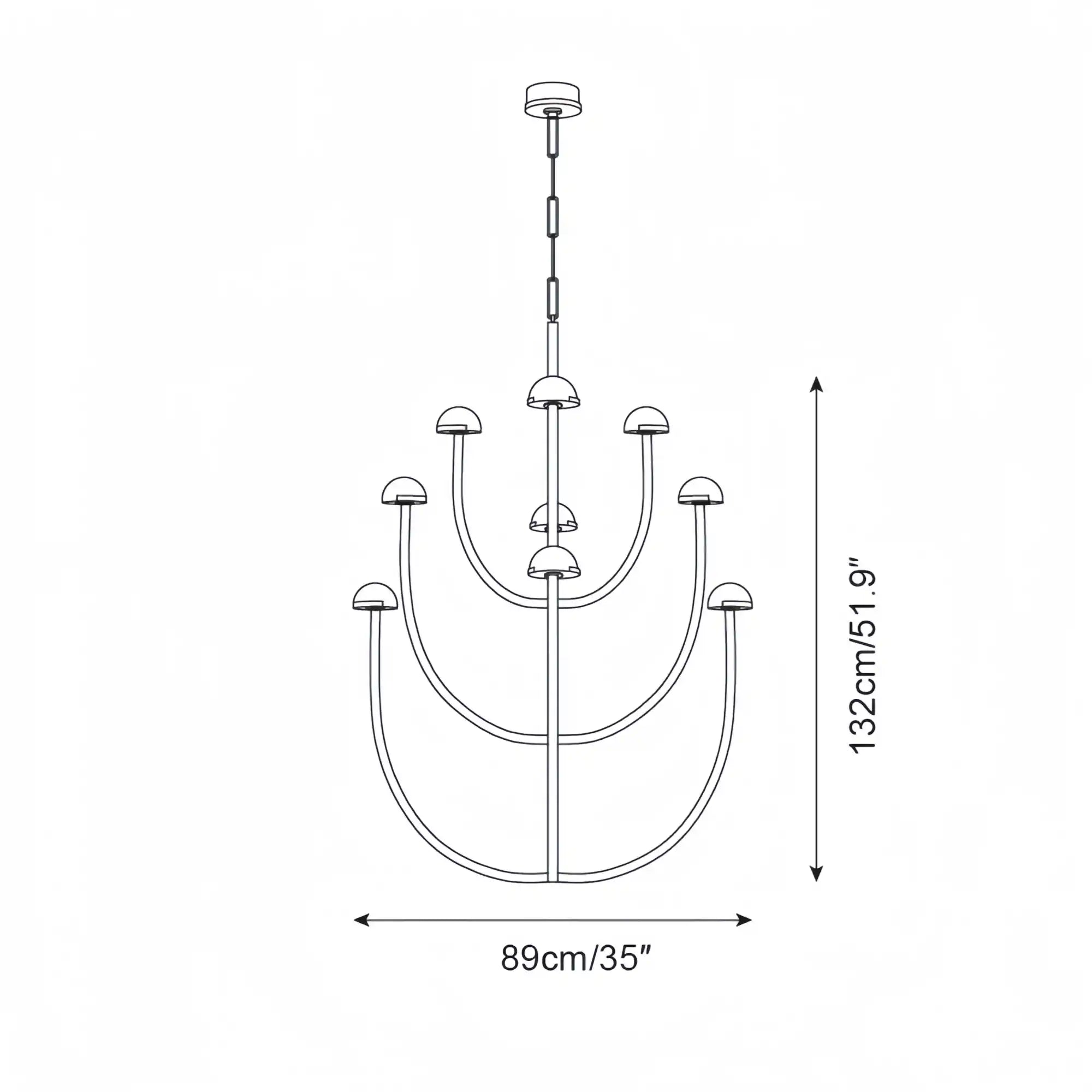 Pedrea Alabaster Round Chandelier 24'' 32'' 40'' - Blushlighting