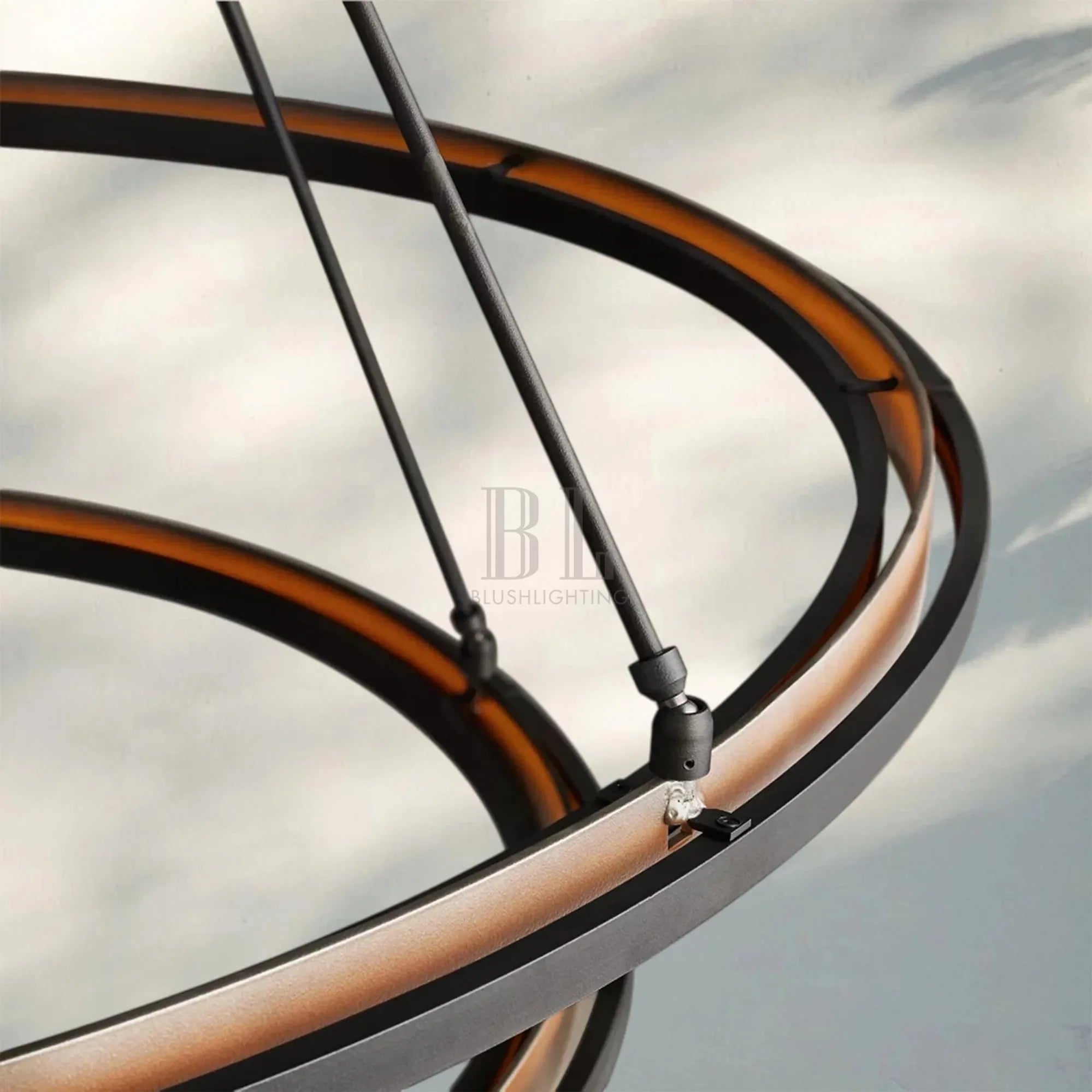 Peralte Two-Tier Round Chandelier 60"-