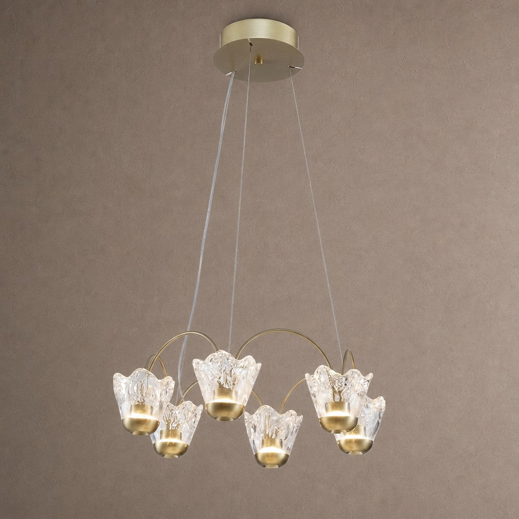 Petalia Modern Contemporary Pendant Light - Ø40.9" × H8.5" (Ø104 × H21.5 cm)Blushlighting