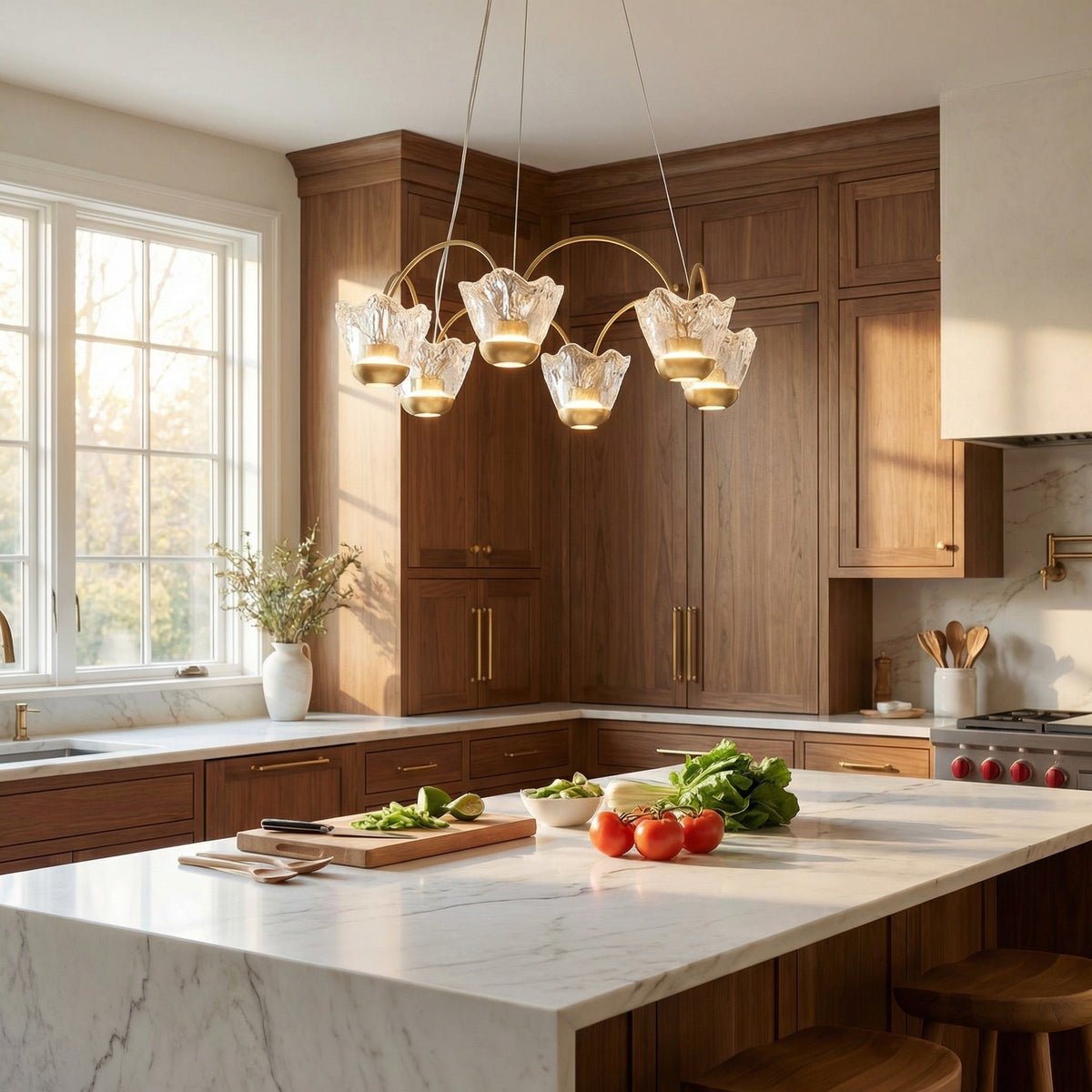 Petalia Modern Contemporary Pendant Light - Ø23.6" × H8.5" (Ø60 × H21.5 cm)Blushlighting