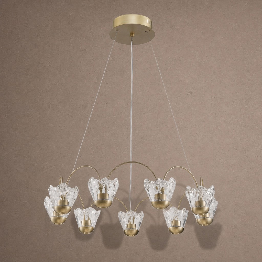 Petalia Modern Contemporary Pendant Light - Ø40.9" × H8.5" (Ø104 × H21.5 cm)Blushlighting