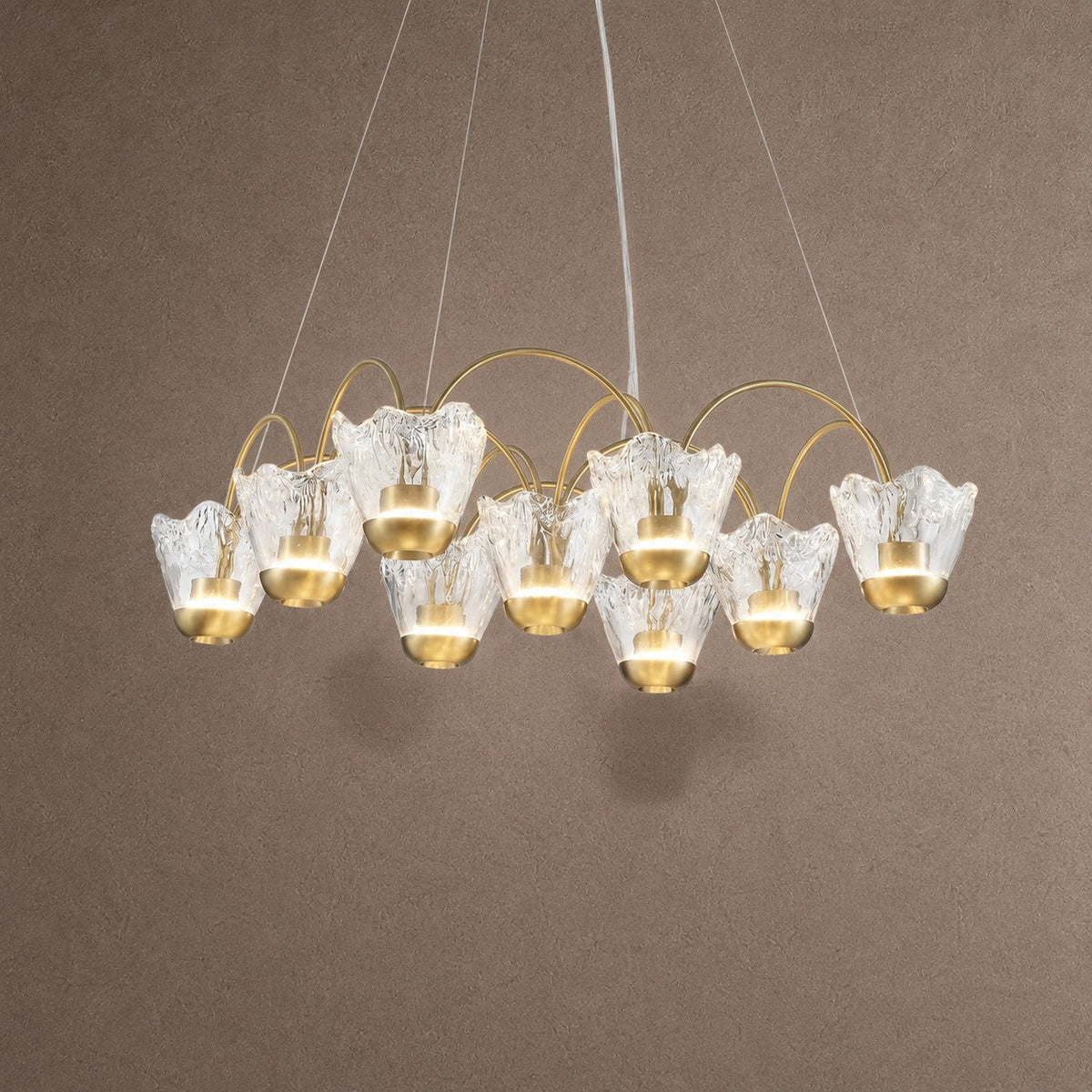 Petalia Modern Pendant Light L24" - Blushlighting