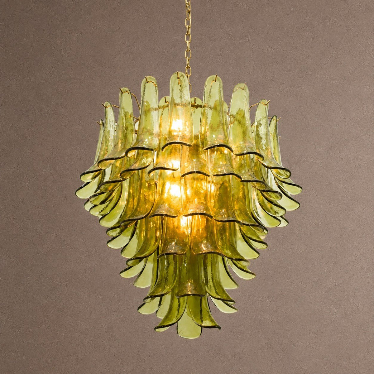 Petalo Round Chandelier - 35.43"Blushlighting
