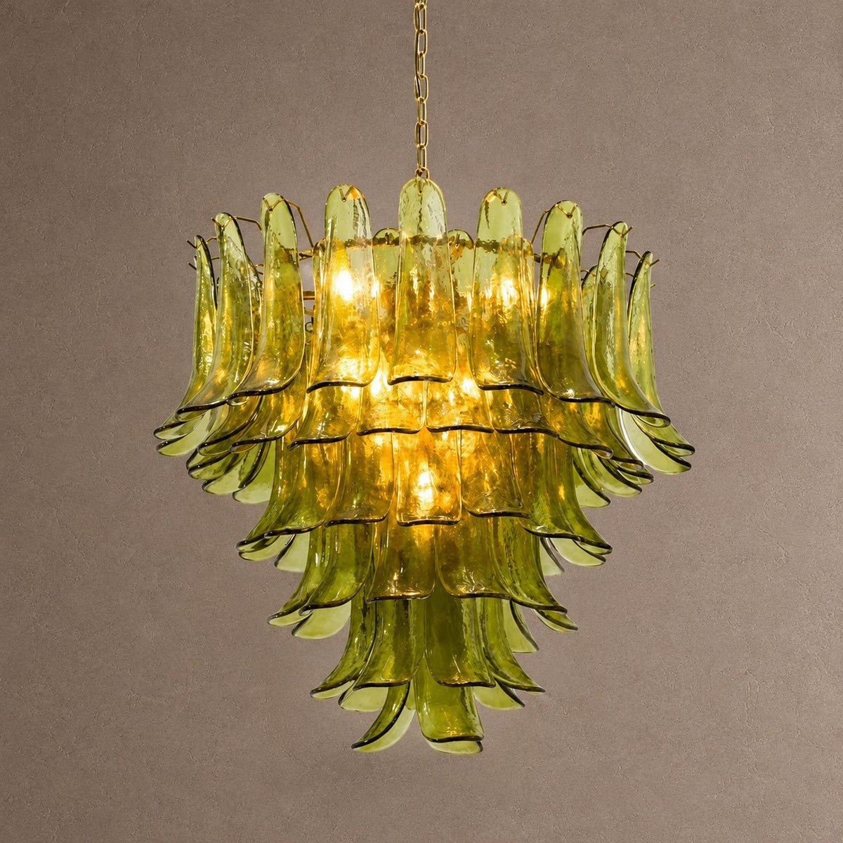 Petalo Round Chandelier - 29.53"Blushlighting