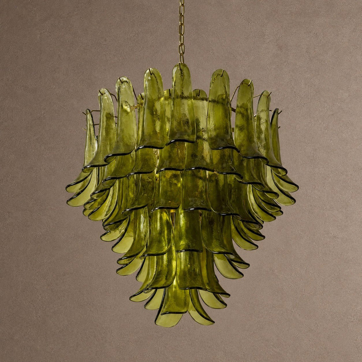 Petalo Round Chandelier - 35.43"Blushlighting