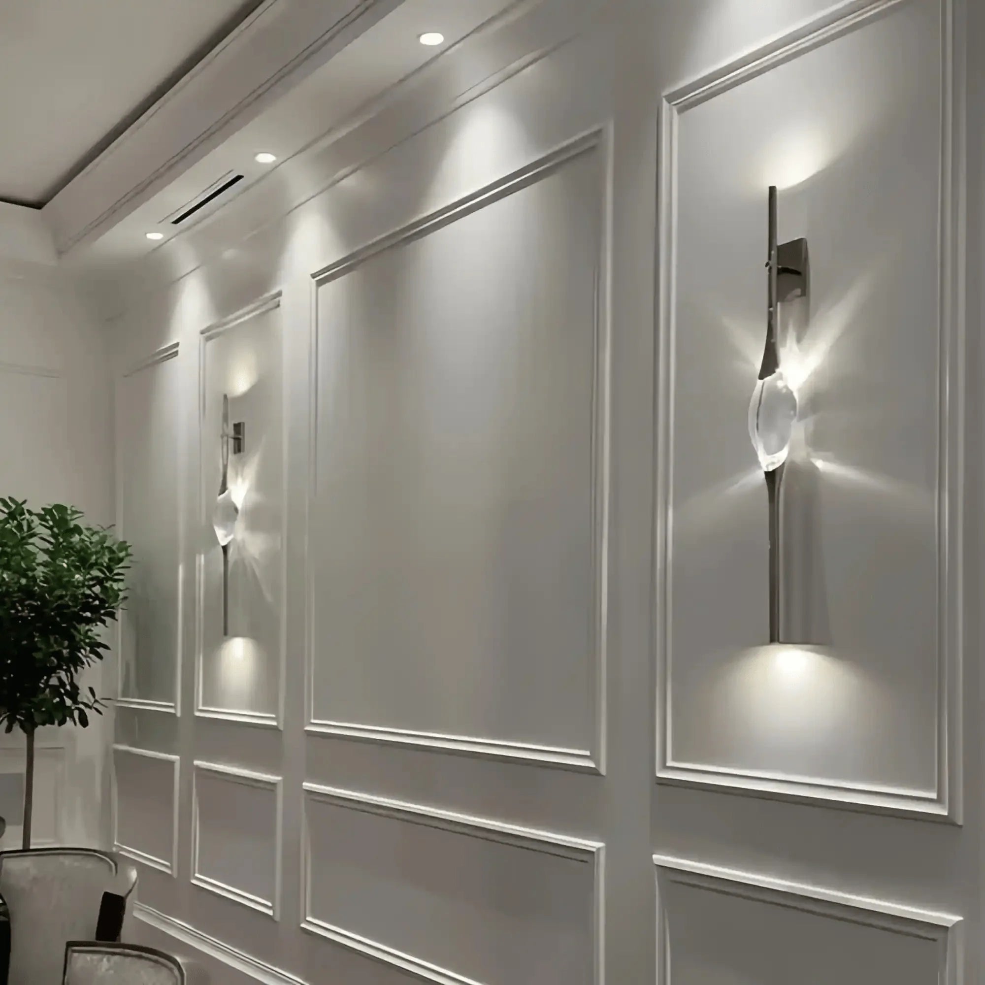 Pezzo Single Crystal Wall Sconce - Blushlighting