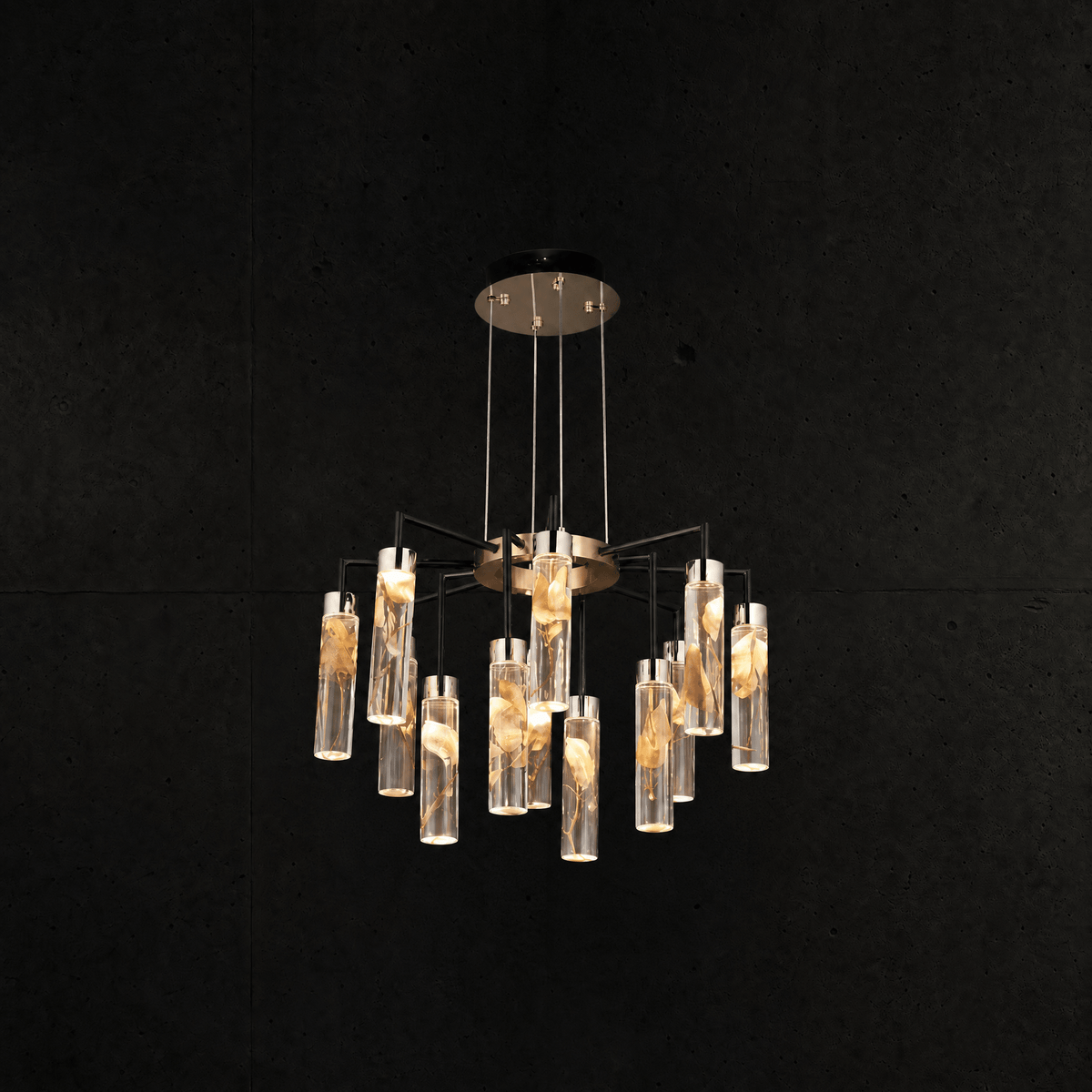 Phoenix Tree Modern Sculptural Ring Chandelier - Blushlighting