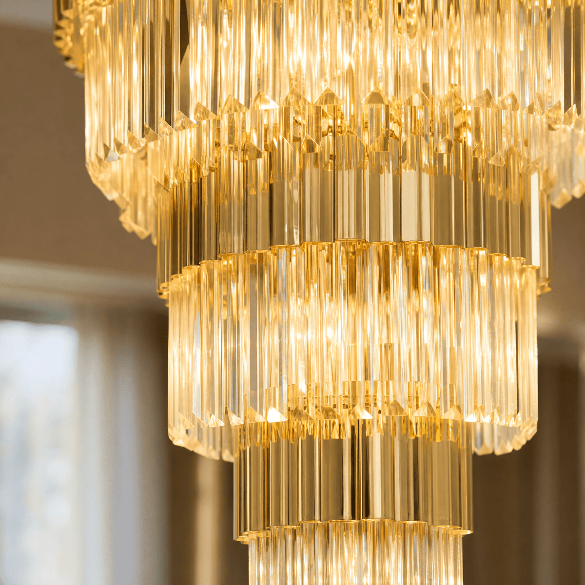 Pioggia Crystal Chandelier - Blushlighting