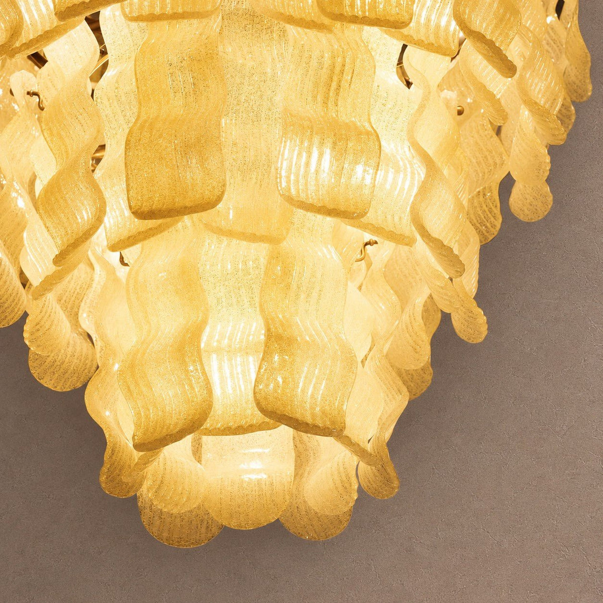 Pollensa Tiered Chandelier - ∅ 29.5″ x H 37.4″Gold & YellowBlushlighting