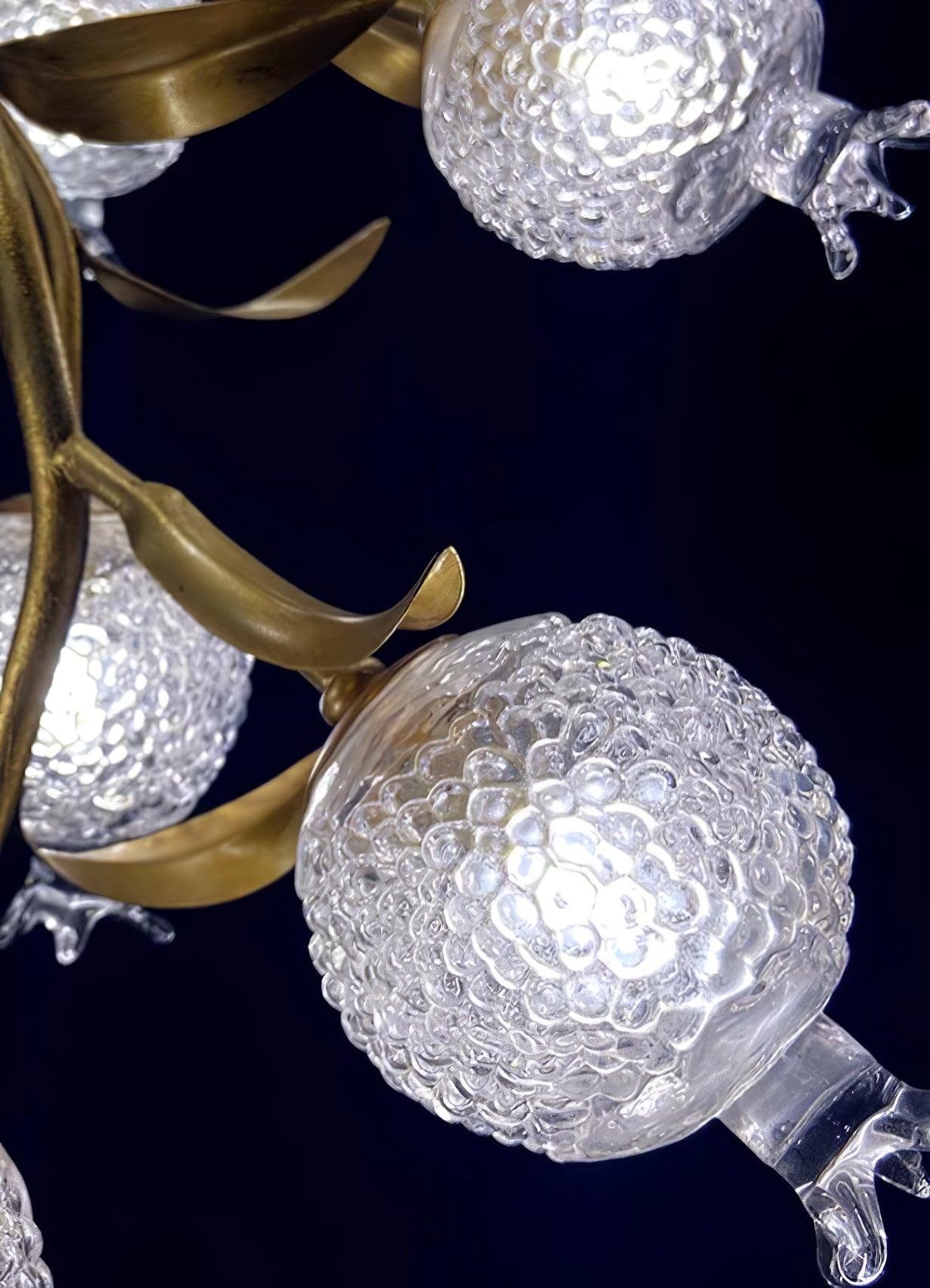 Pomegranate Brass Branch Chandelier - ∅ 19.7″ x H 51.2″ / Dia 50cm x H 130cmDark CopperBlushlighting