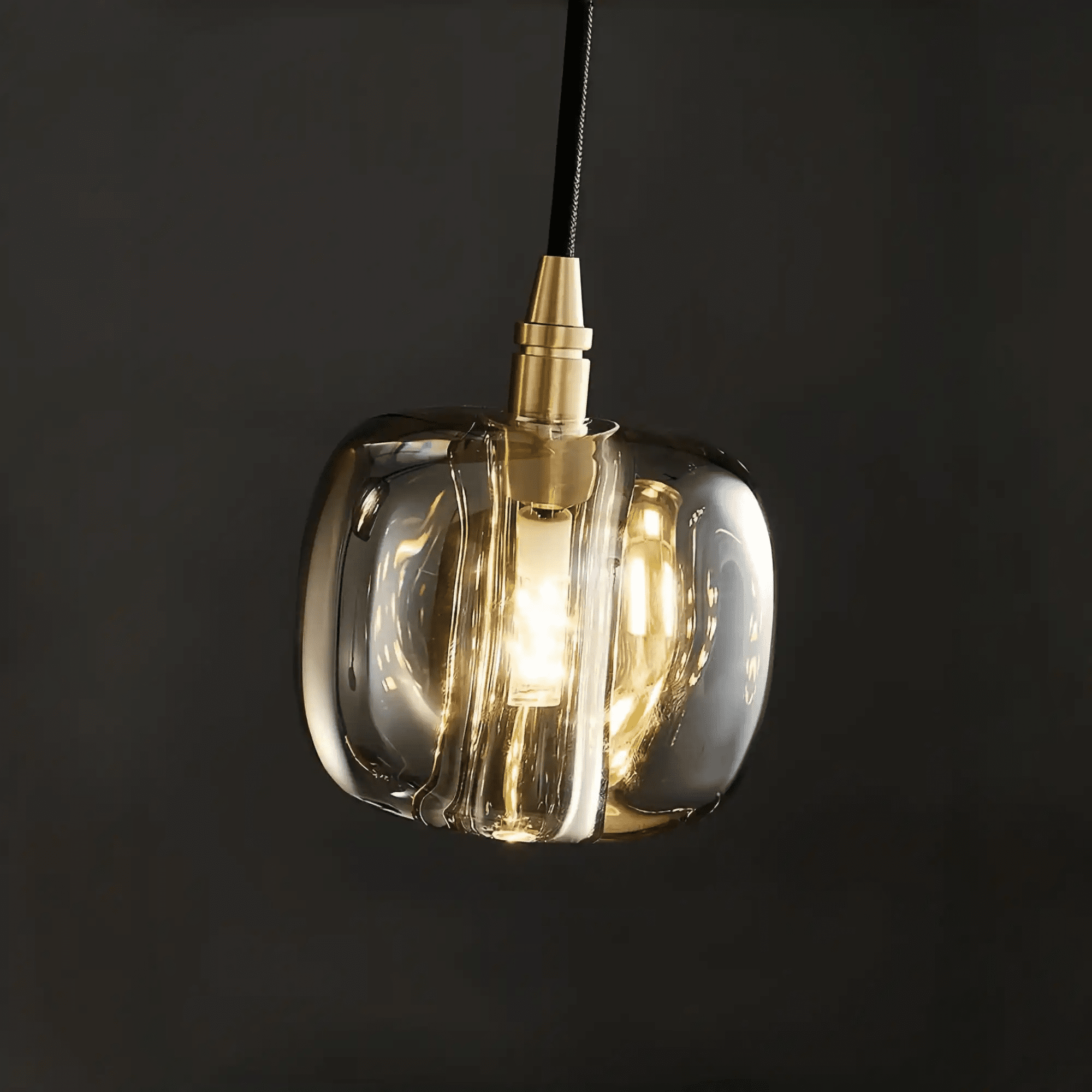 Post - modern Extra - long Pendant Light Fixtures for Staircase/High - ceiling Space/Foyer - 10 Lights: D15.8"AmberWarm LightBlushlighting