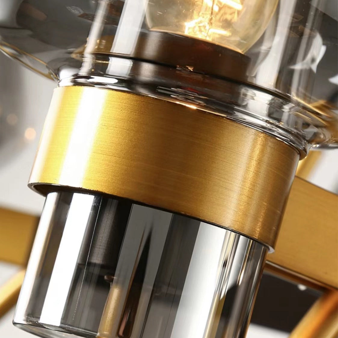 Brass,post-modern,industrial style, bulb, light luxury, 6 heads, glass, 8 heads,chandeliers, branch, pendants, Lyfairs, living room. bedroom, dining room, light,