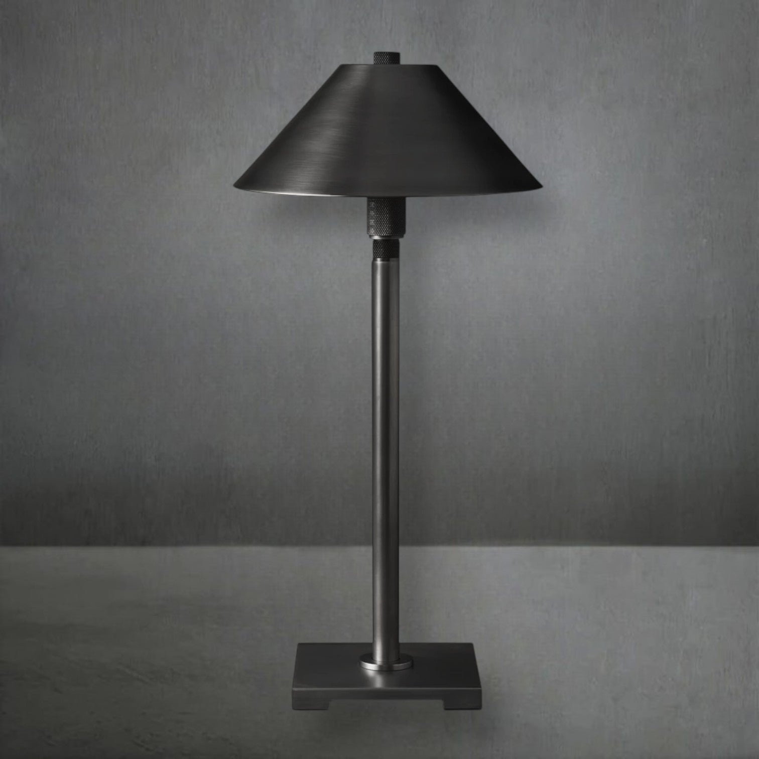 Utilitaive Metal Shade Table Lamp