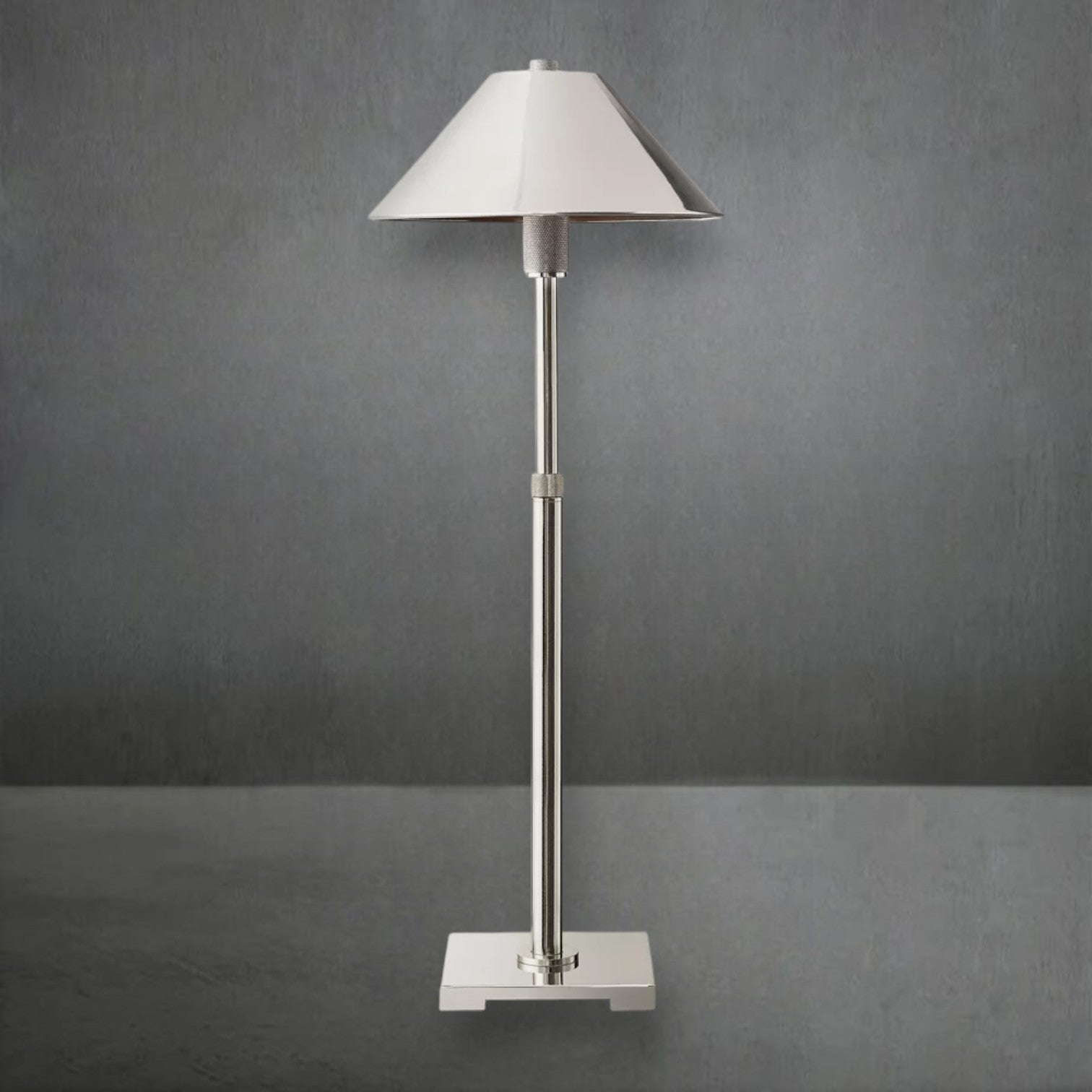 Utilitaive Metal Shade Table Lamp
