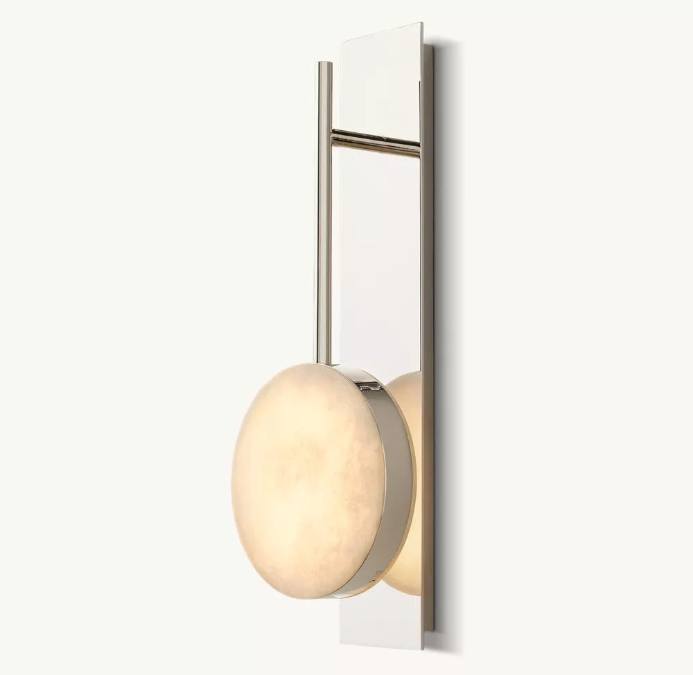 Alexande Alabaster Sconce 18"