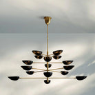 Graphica Chandelier 38" 73''-73''-Black-