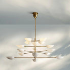 Graphica Chandelier 38" 73''-73''-White-