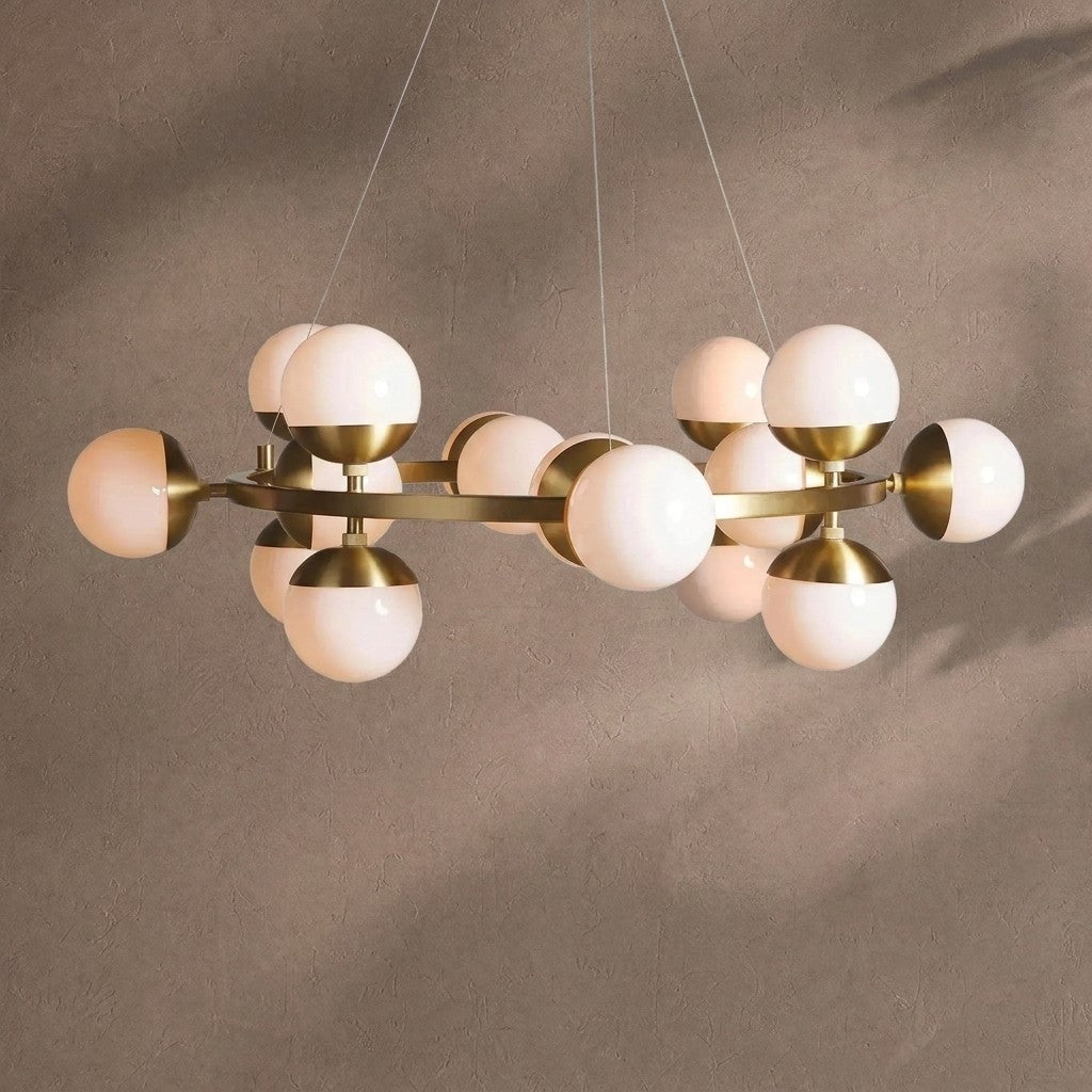 Raechelle Globe Chandelier - Blushlighting