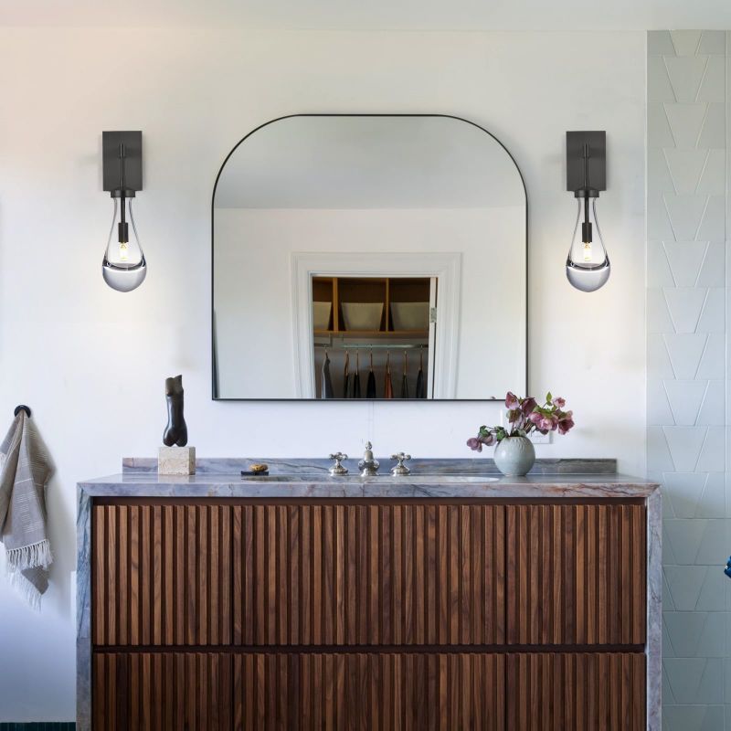 Raindrop Sconce Rod & Cord-wall sconce for bedroom,wall sconce for dining room,wall sconce for stairways,wall sconce for foyer,wall sconce for bathrooms,wall sconce for kitchen,wall sconce for living room-Blushlighting