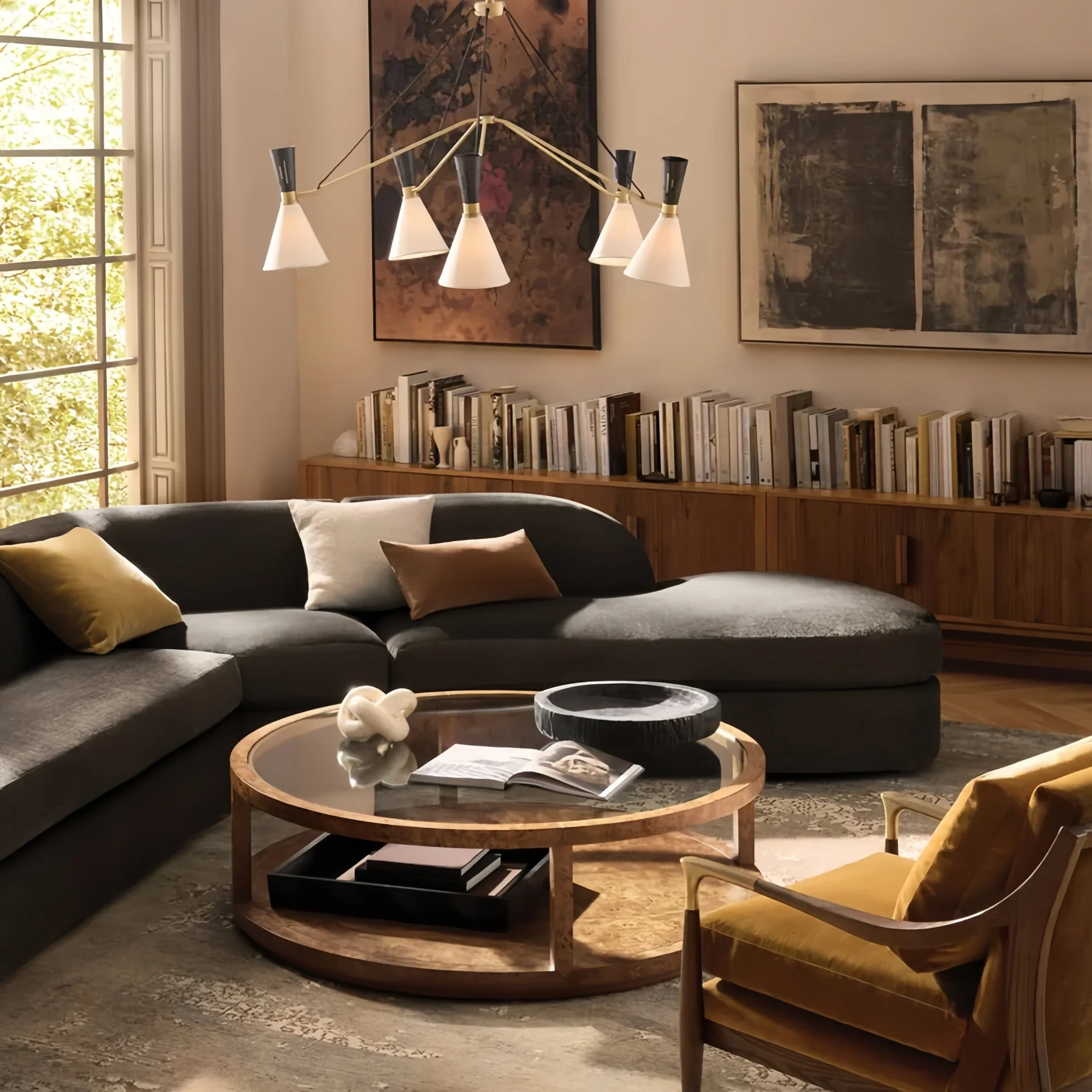 Ramsay 3/5 Lights Round Chandelier-