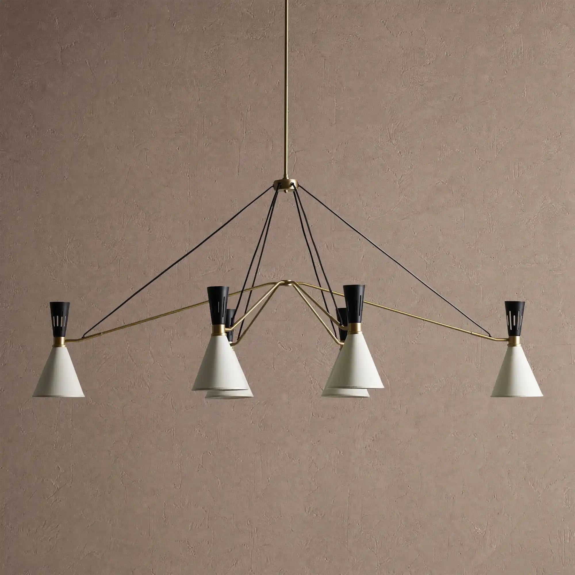 Ramsey 6-Light Linear Chandelier - Blushlighting