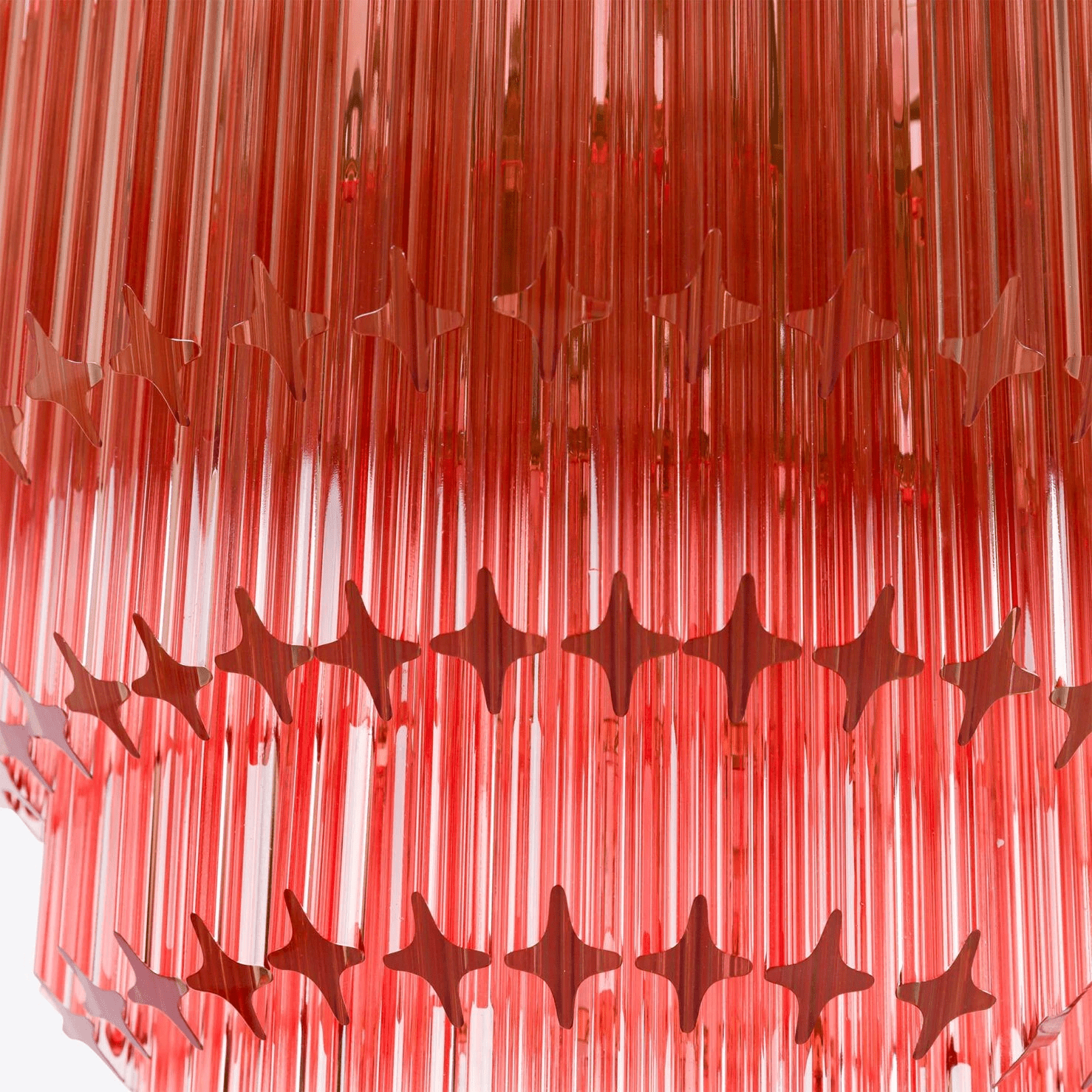Raphael Murano Chandelier - ∅ 23.6″ x H 44.5″PinkBlushlighting