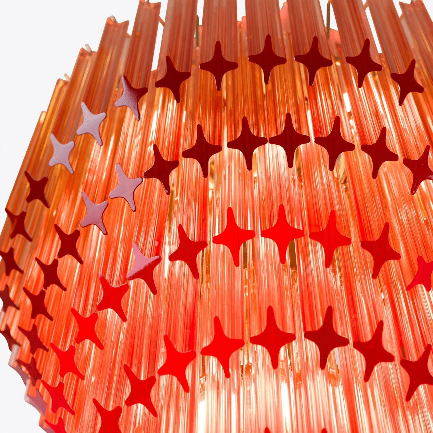 Raphael Murano Chandelier - ∅ 23.6″ x H 44.5″PinkBlushlighting