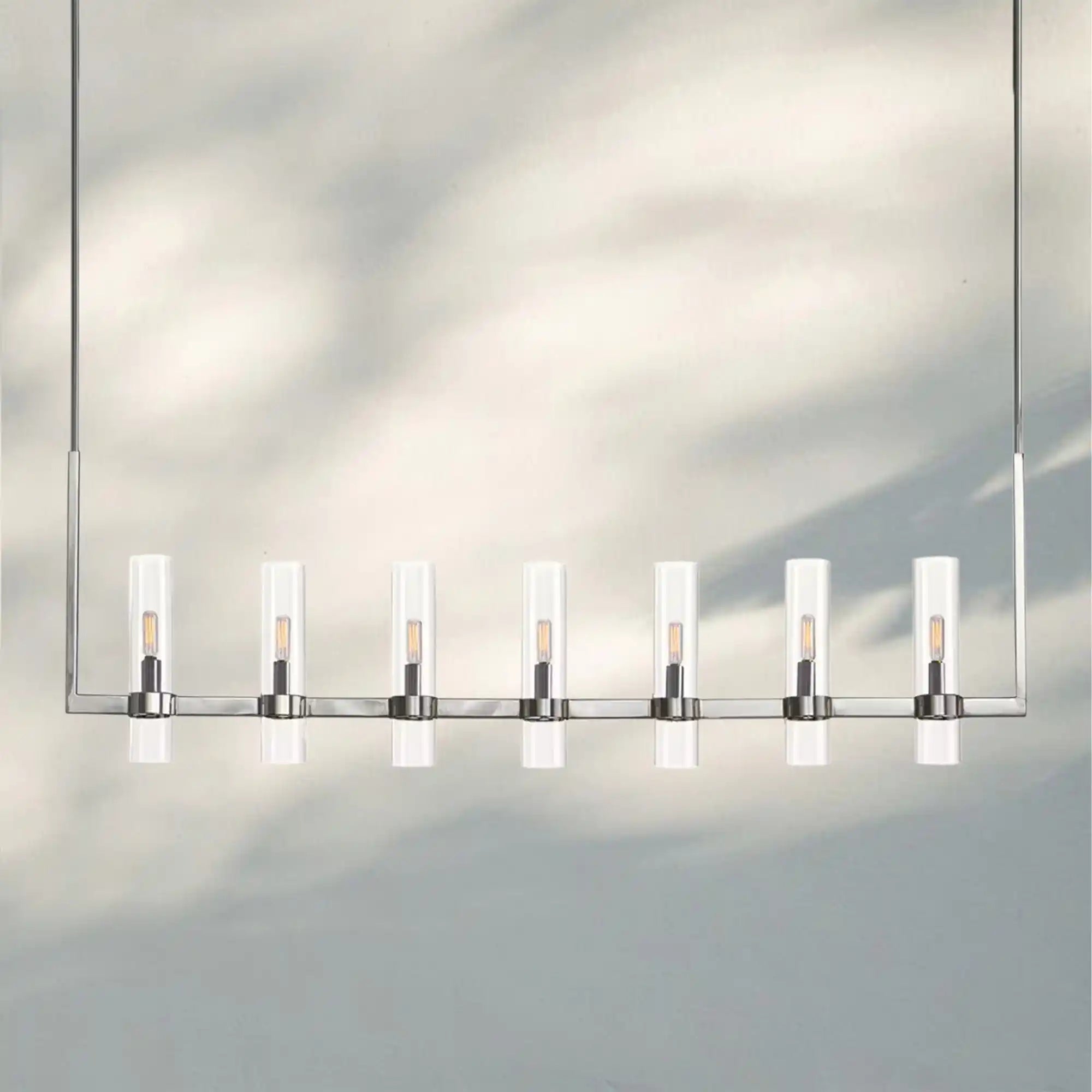 Ravella Glass Linear Chandelier-