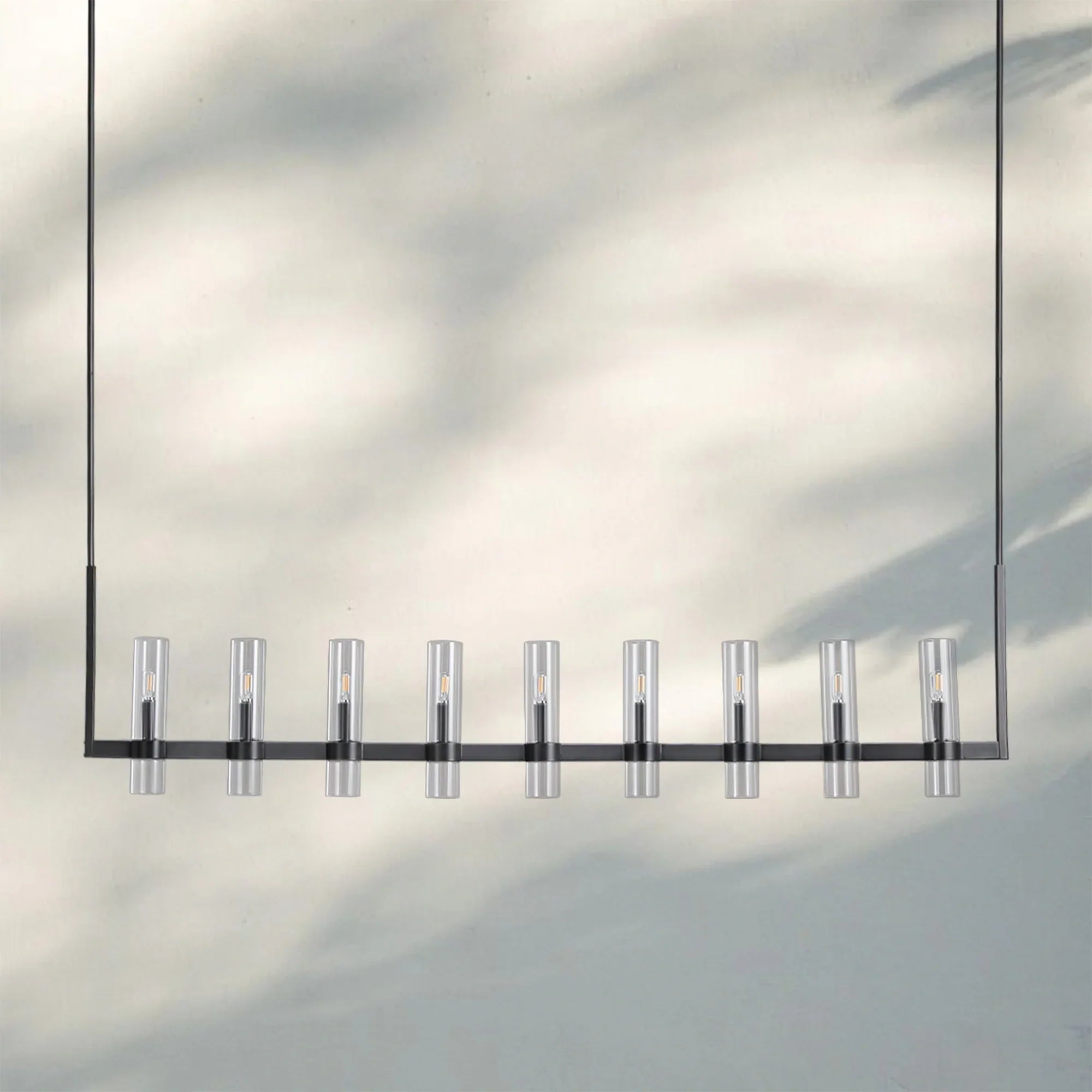 Ravella Glass Linear Chandelier-