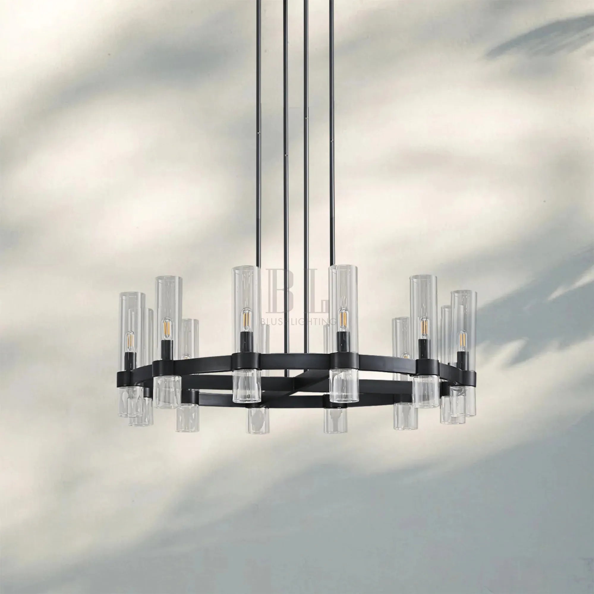 Ravella Glass Round Chandelier-