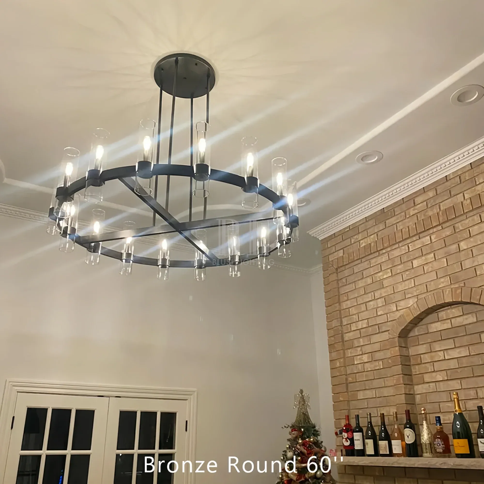 Ravella Glass Round Chandelier-