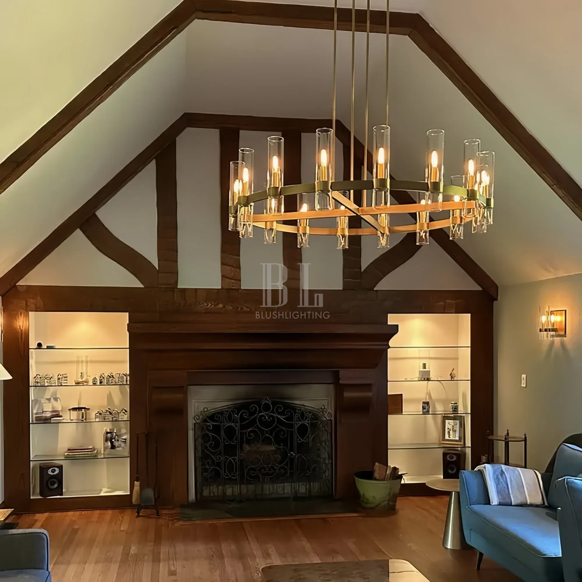 Ravella Glass Round Chandelier-