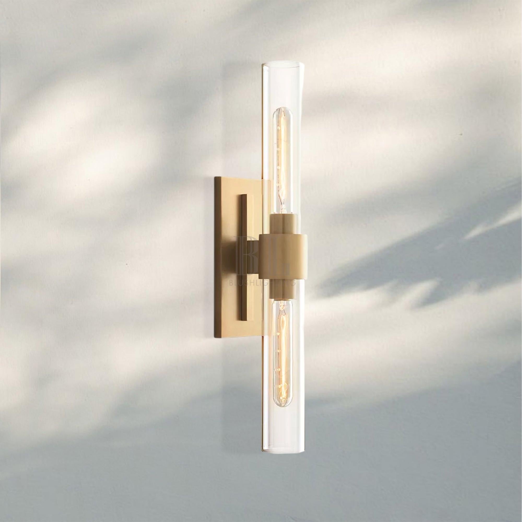 Ravella Linear Wall Sconce-Lacquered Burnished Brass-