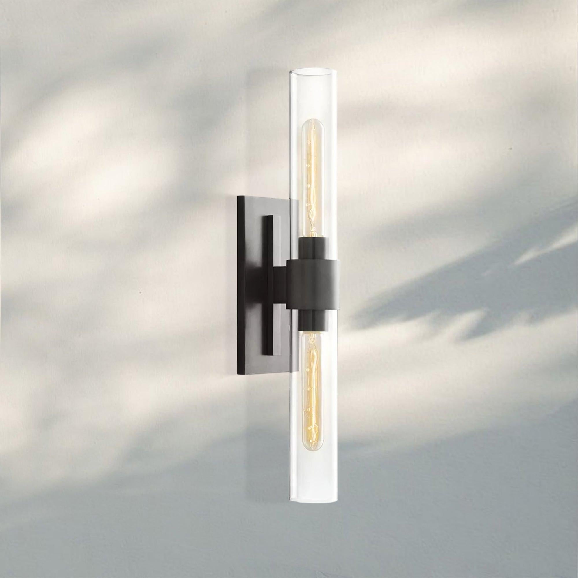 Ravella Linear Wall Sconce-Bronze-