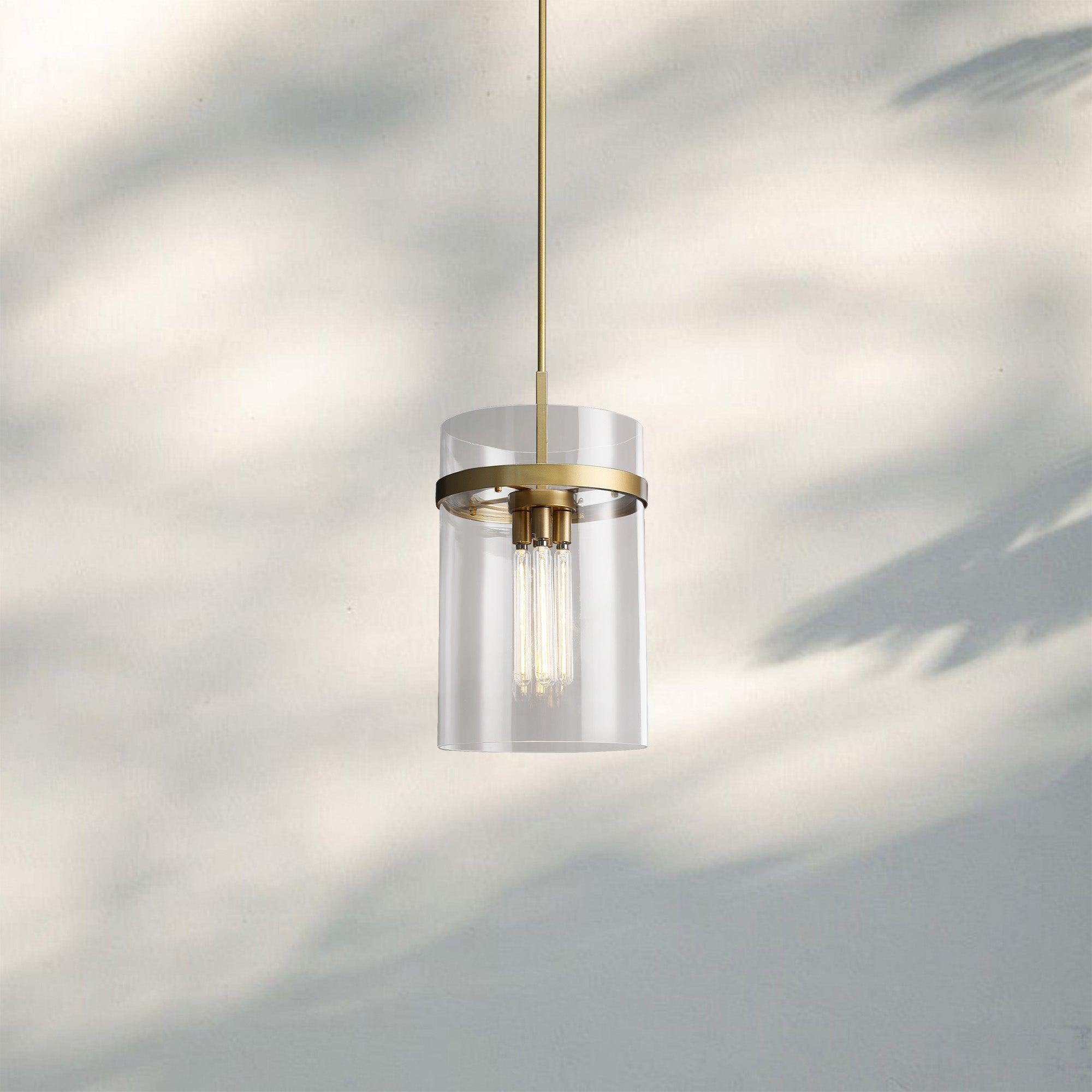 Ravella Modern Blown Glass Pendant Light 8" 10" 12"-