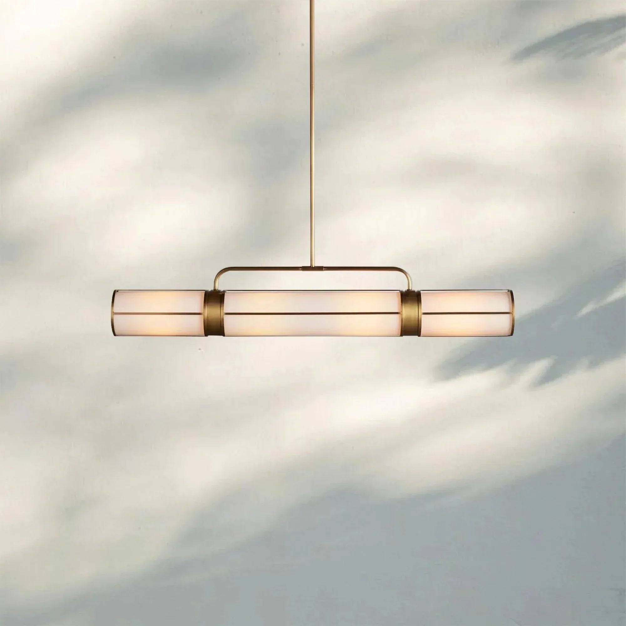 Remming Linear Chandelier 54"62"72" - 54''BrassBlushlighting