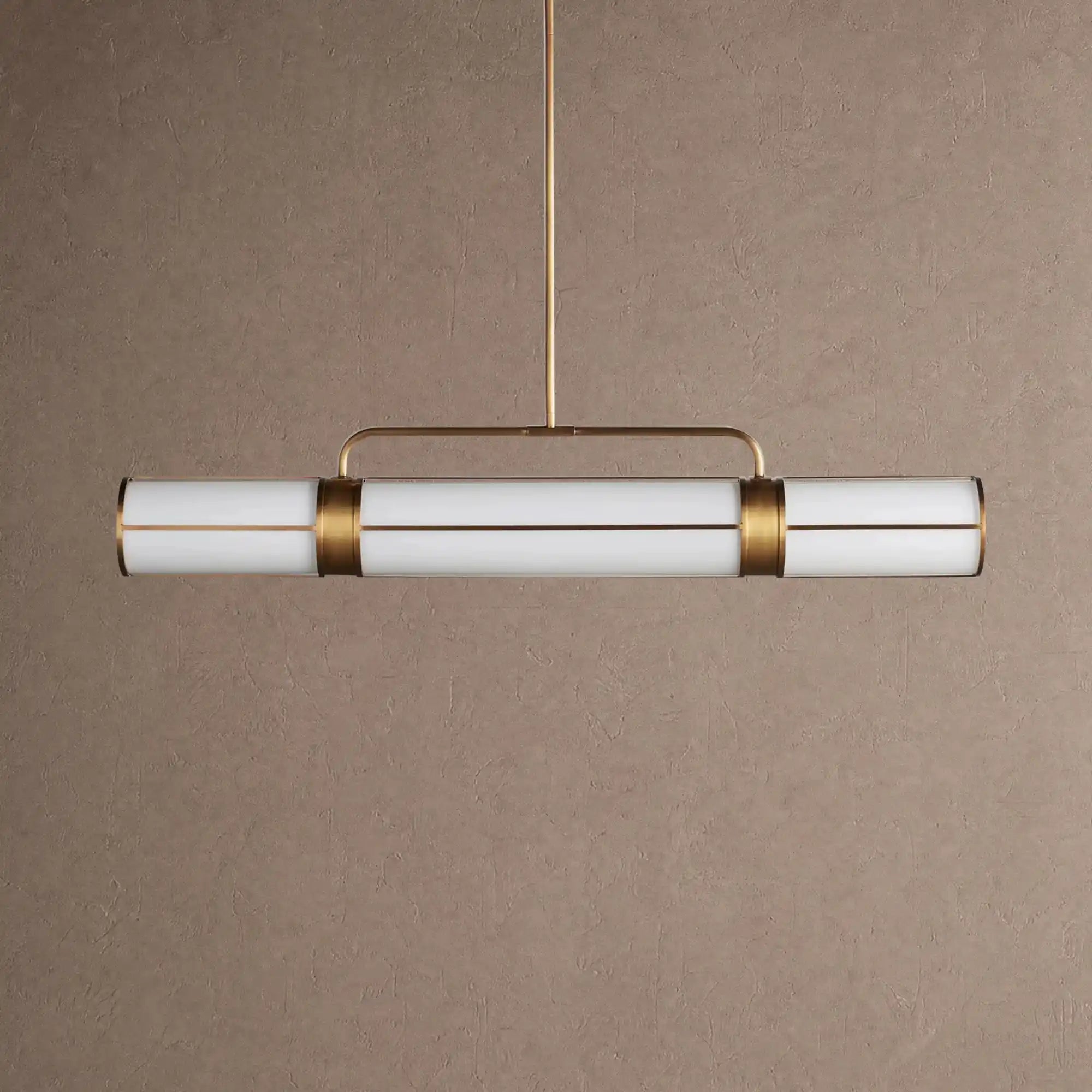 Remming Linear Chandelier 54"62"72" - 54''BrassBlushlighting