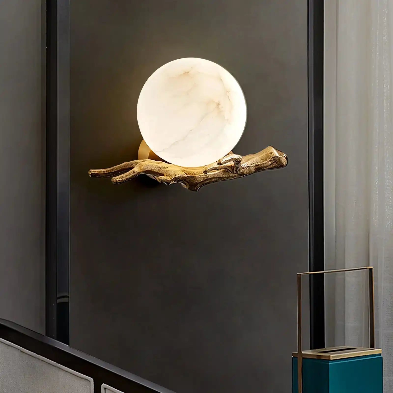 Retro Twigs Alabaster Wall Lamp - Blushlighting