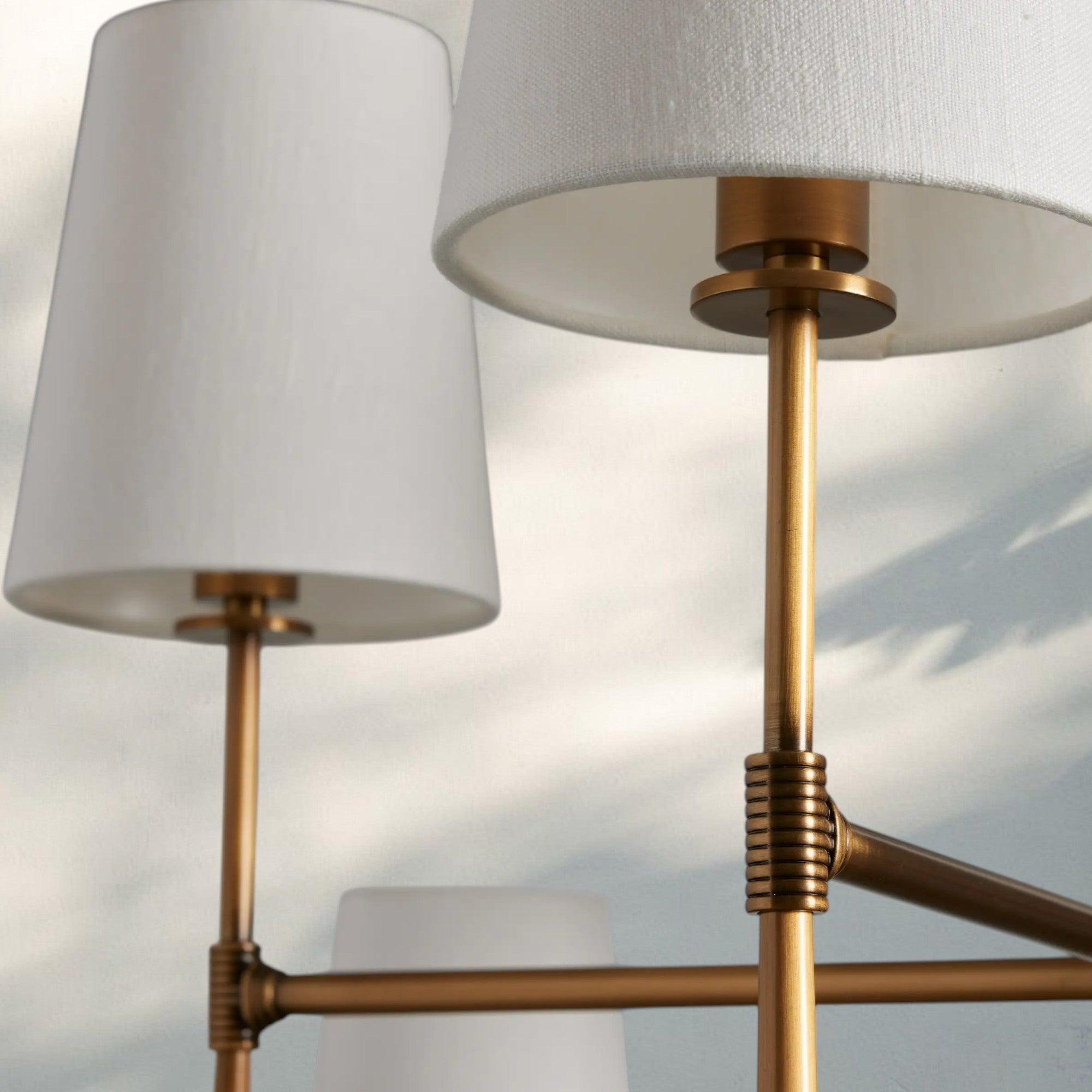 Rhodas 2 - Tier Round Chandelier - Customized 60''BrassBlushlighting