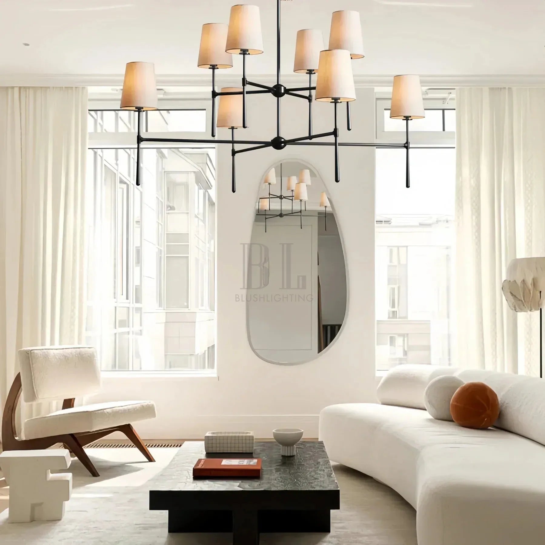 Rhodas 2-Tier Round Chandelier-Customized 60''-Bronze-