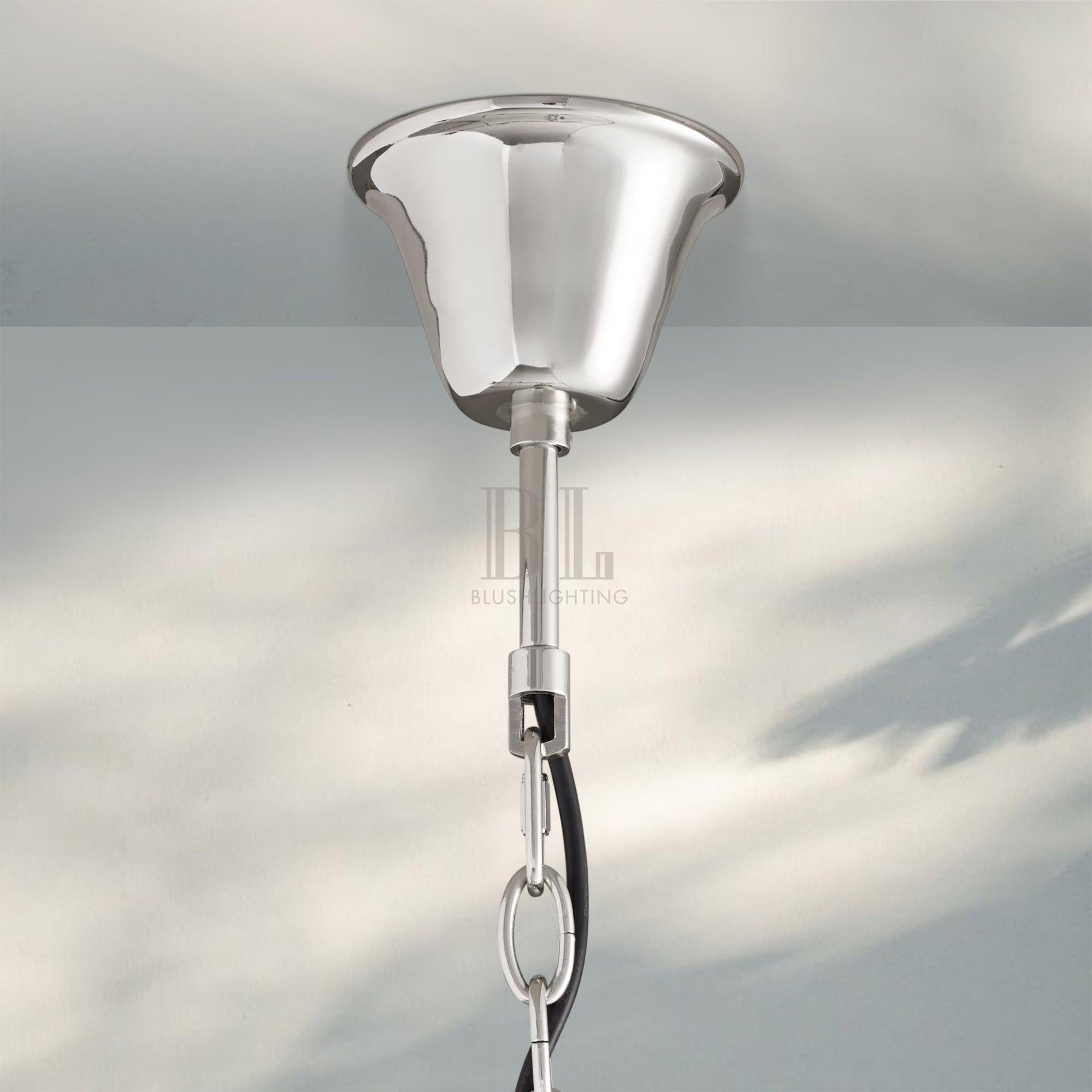 Rhyth Round Chandelier 32'' 43''-