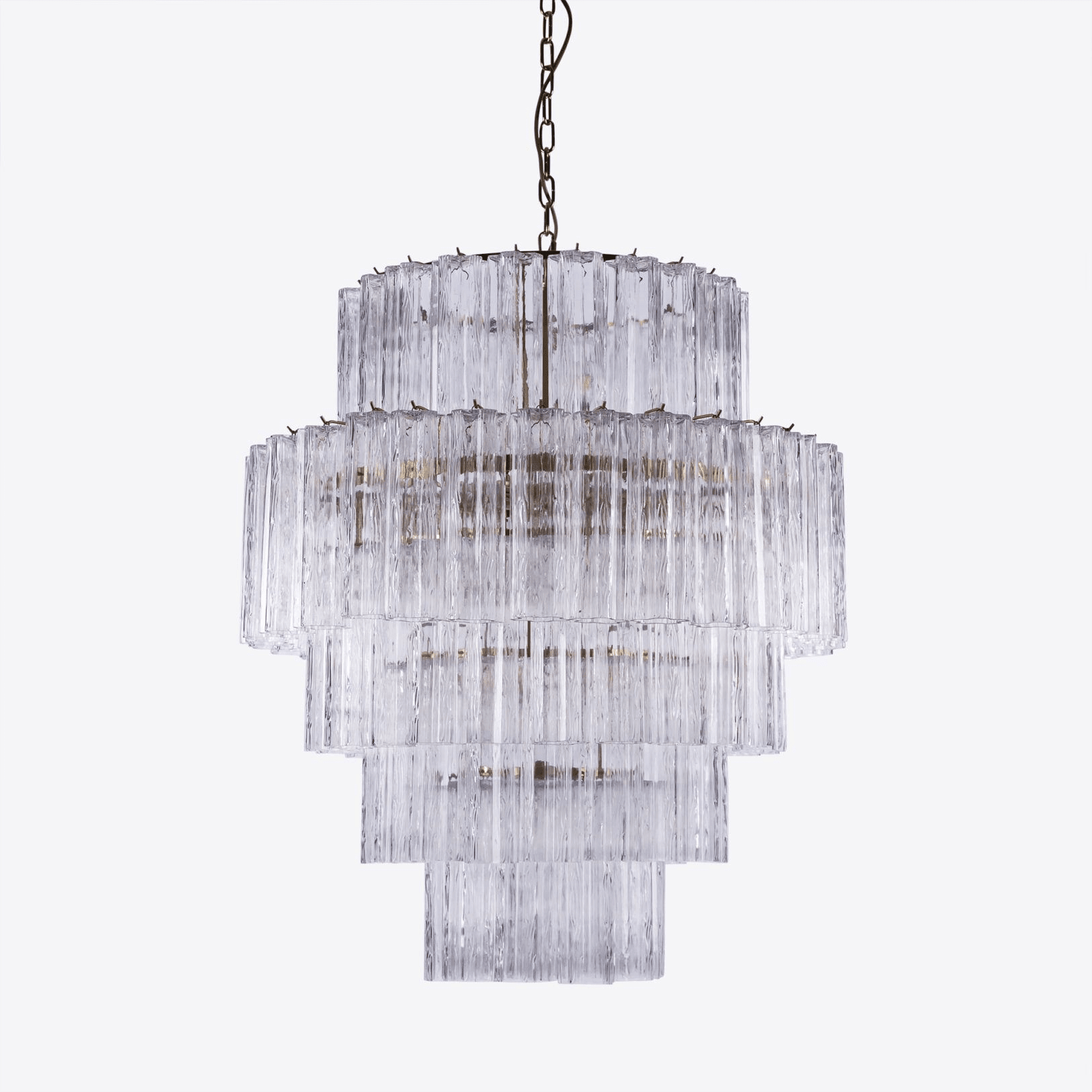 Rina Firenze Chandelier - ∅ 31.5″ x H 36.6″Smoke GrayBlushlighting