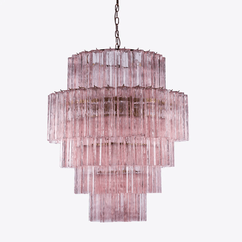 Rina Firenze Chandelier - ∅ 31.5″ x H 36.6″PinkBlushlighting