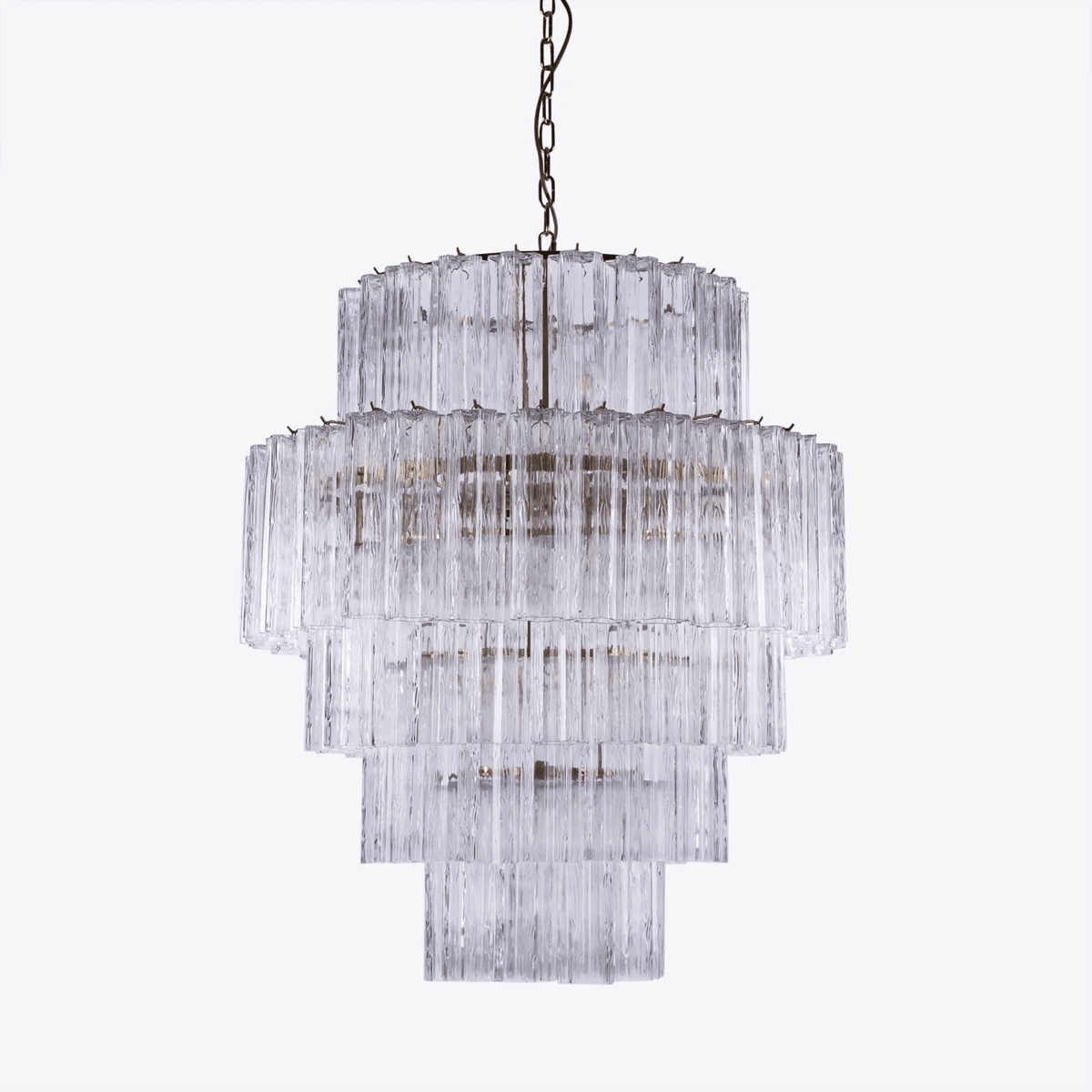 Rina Firenze Chandelier - ∅ 31.5″ x H 36.6″ClearBlushlighting