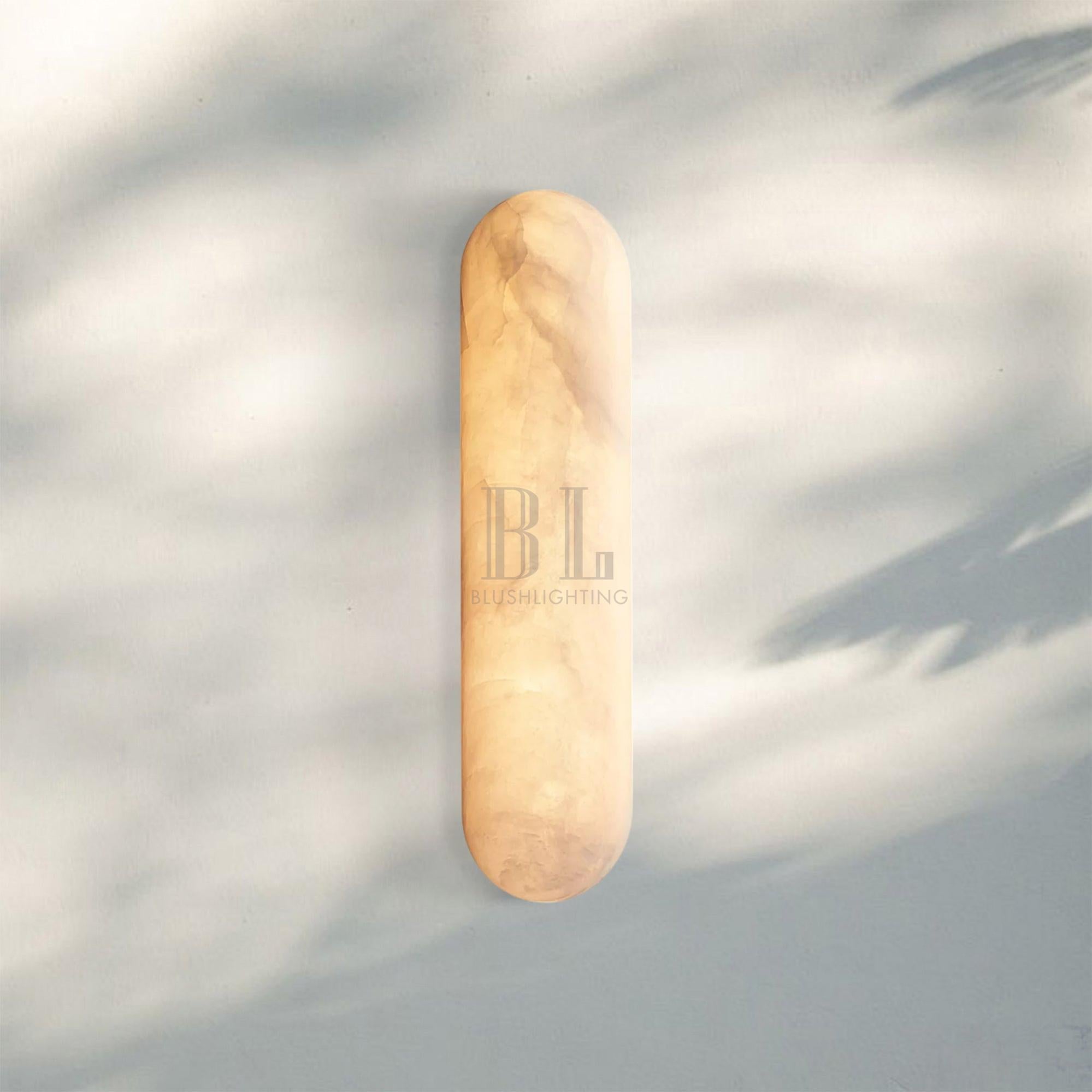 Rivaga Lisse Alabaster Sconce 14" 18" 24"-24''-