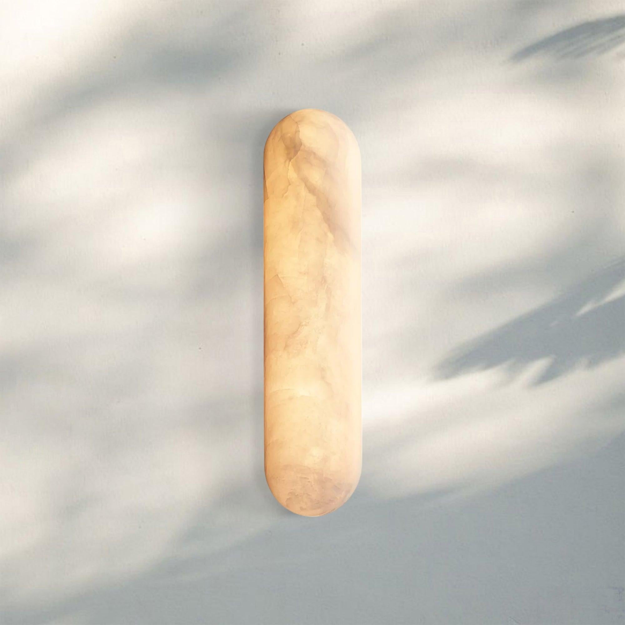 Rivaga Lisse Alabaster Sconce 14" 18" 24"-24''-