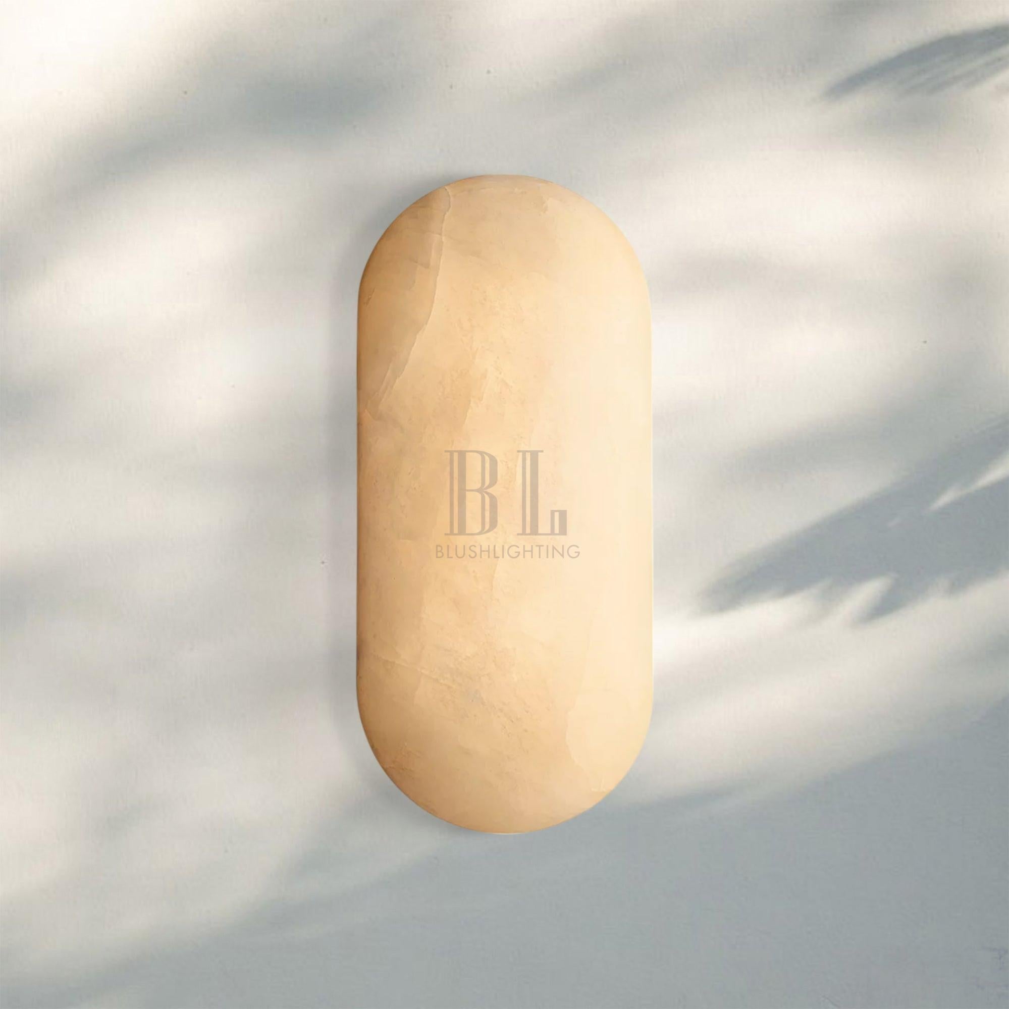 Rivaga Lisse Alabaster Sconce 14" 18" 24"-14''-